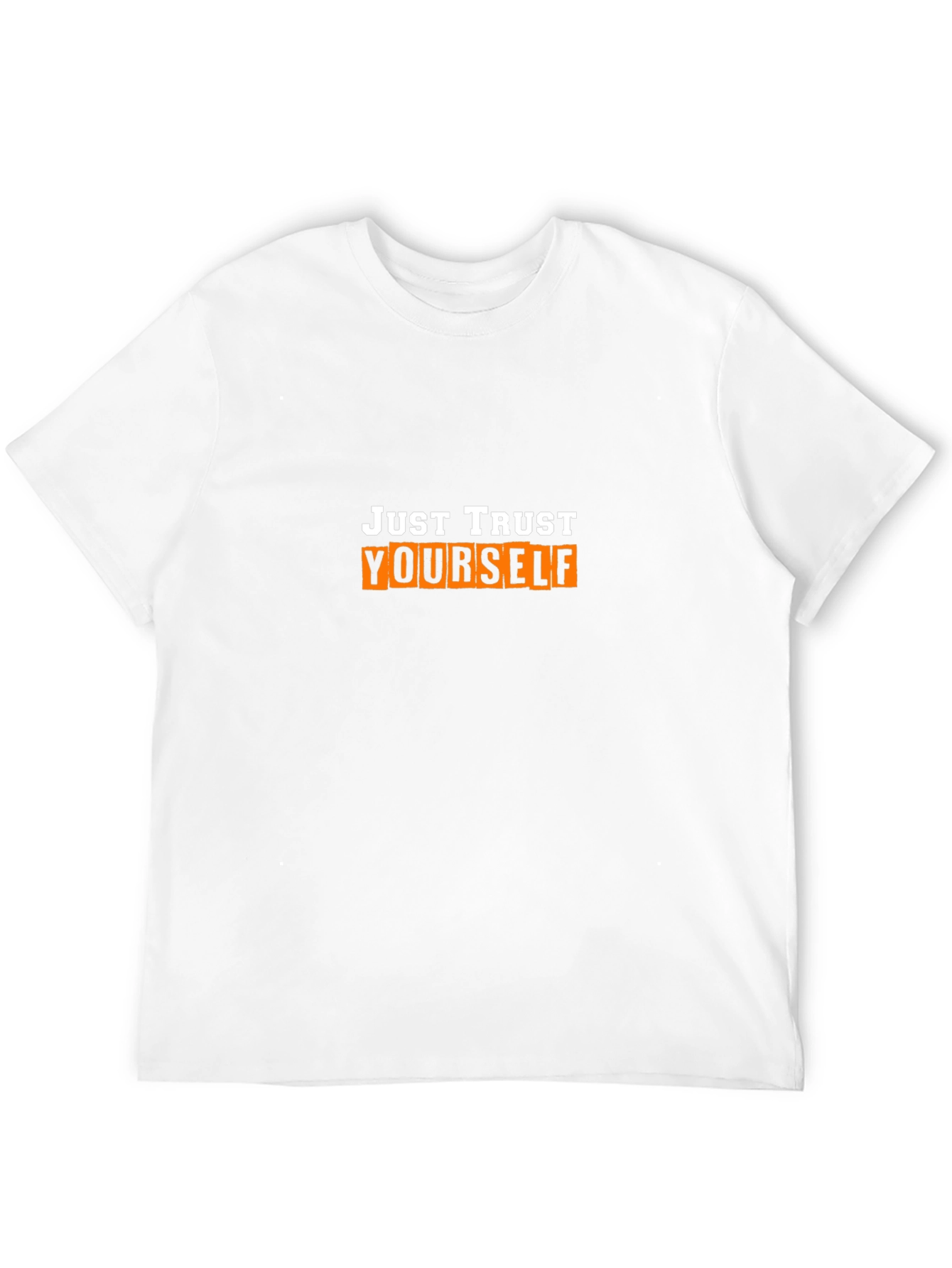 Just Trust Yourself Graphic Tee - Soft Black T-Shirt