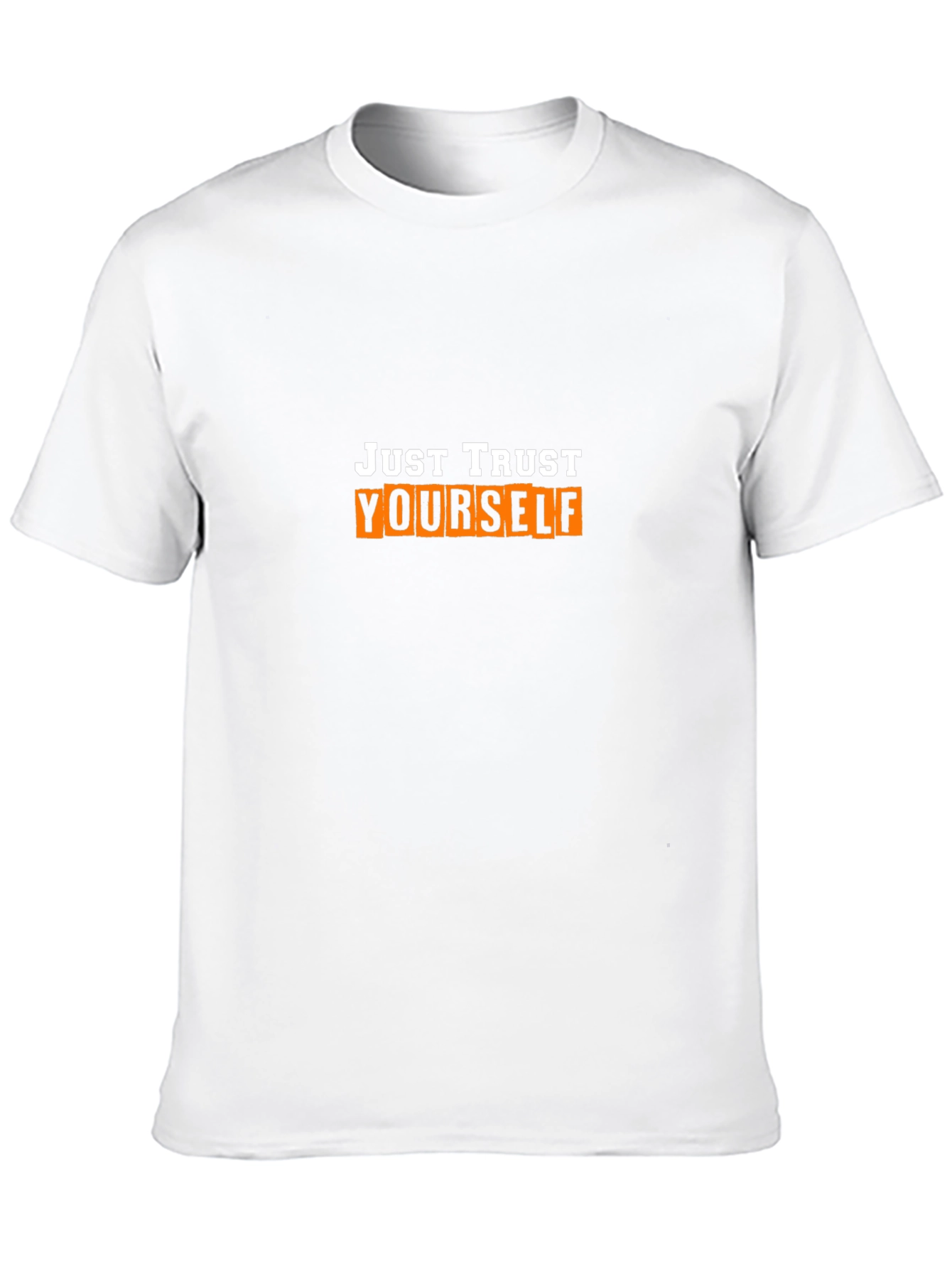Just Trust Yourself Graphic Tee - Soft Black T-Shirt
