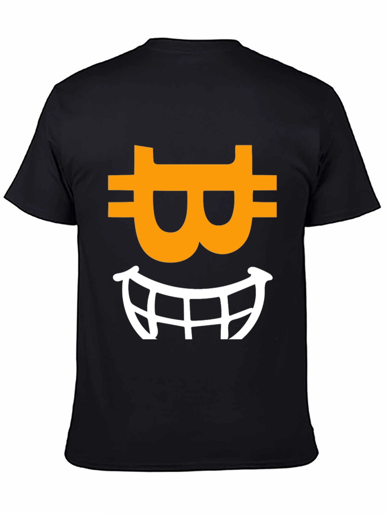 Bitcoin Smile Graphic Tee - Crypto Enthusiast Apparel