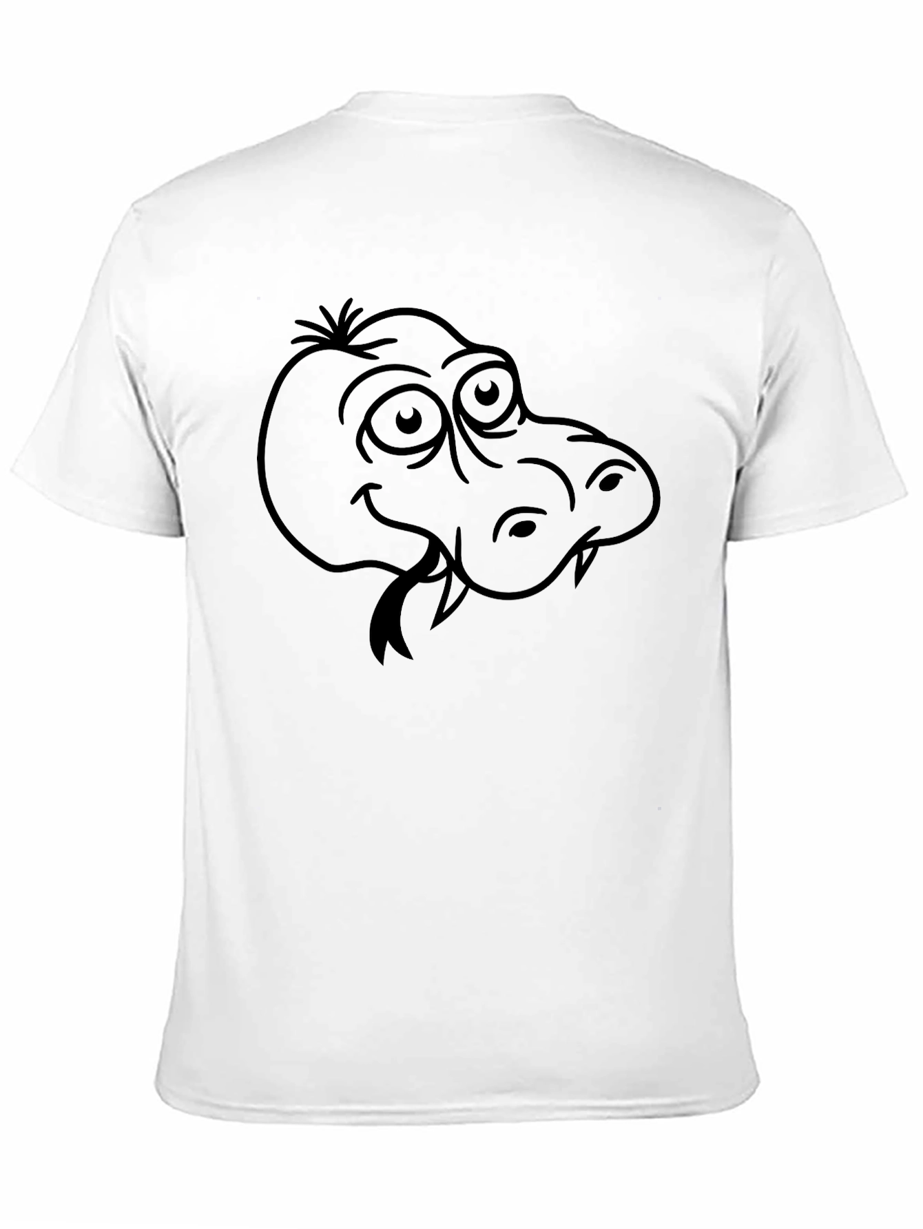 Cartoon Crocodile Graphic T-Shirt