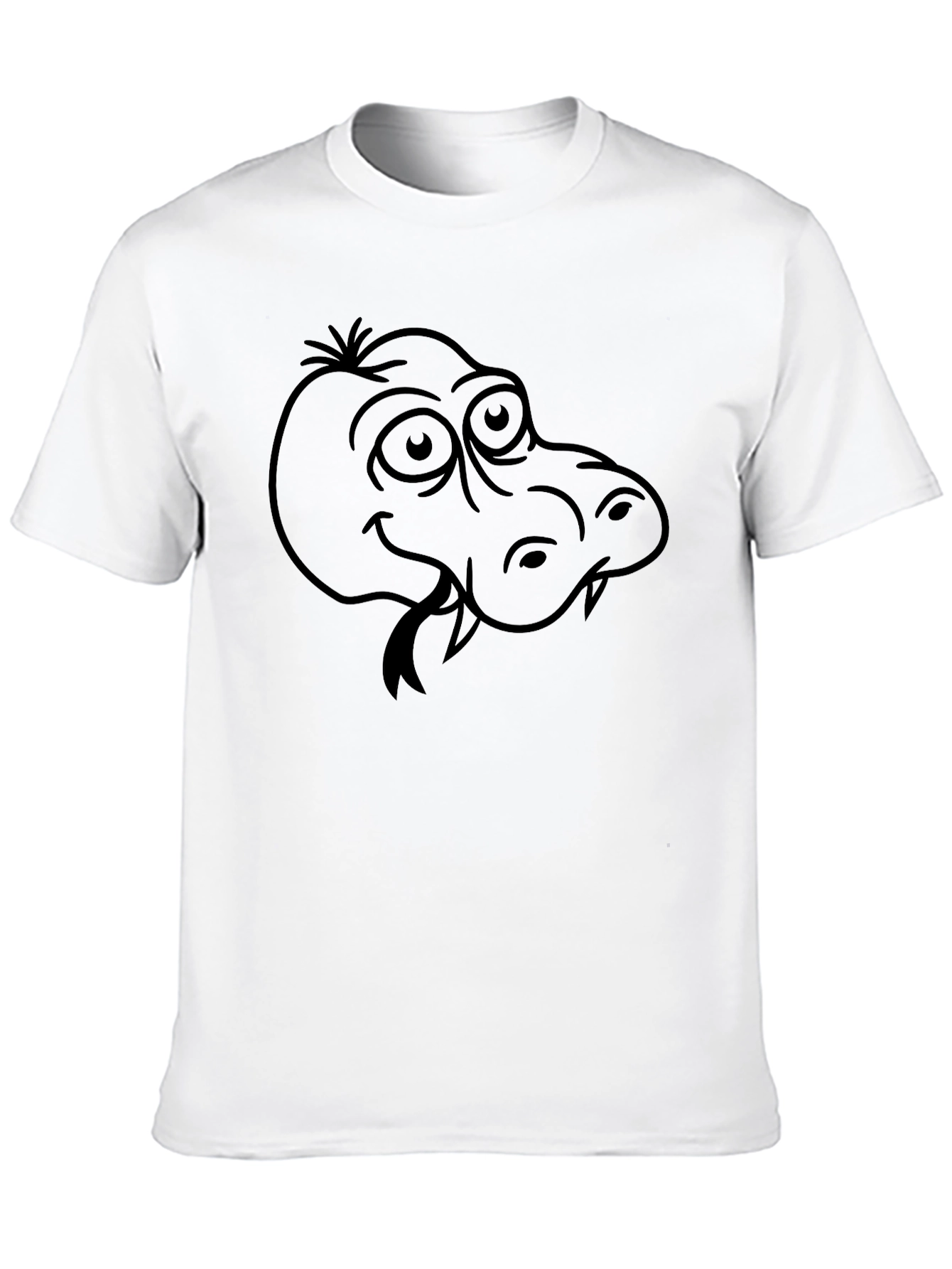 Cartoon Crocodile Graphic T-Shirt