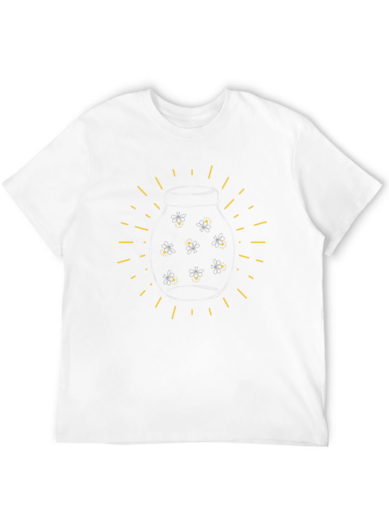 Fireflies in a Jar Black T-Shirt