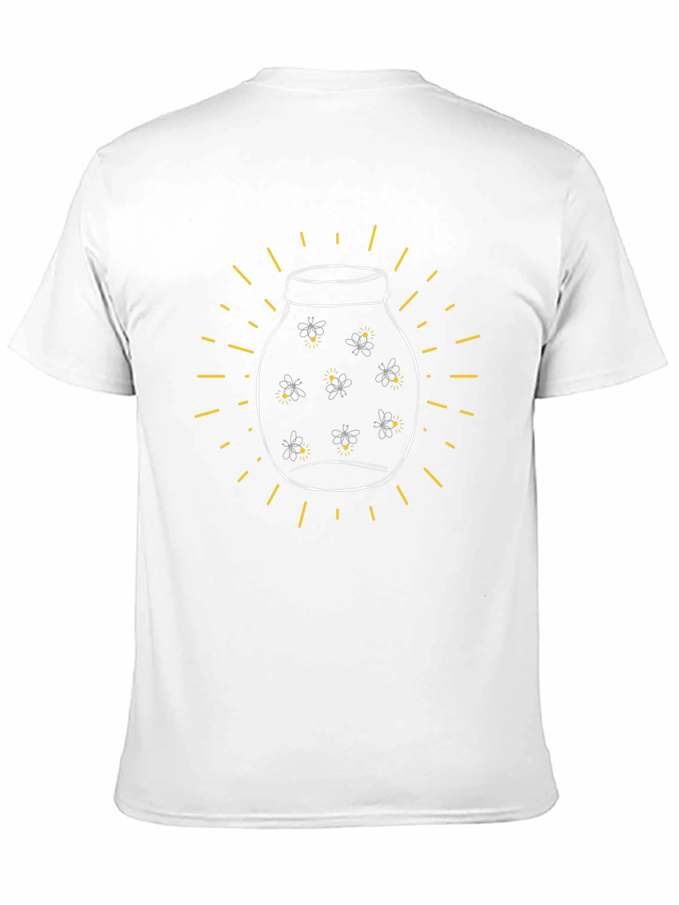 Fireflies in a Jar Black T-Shirt
