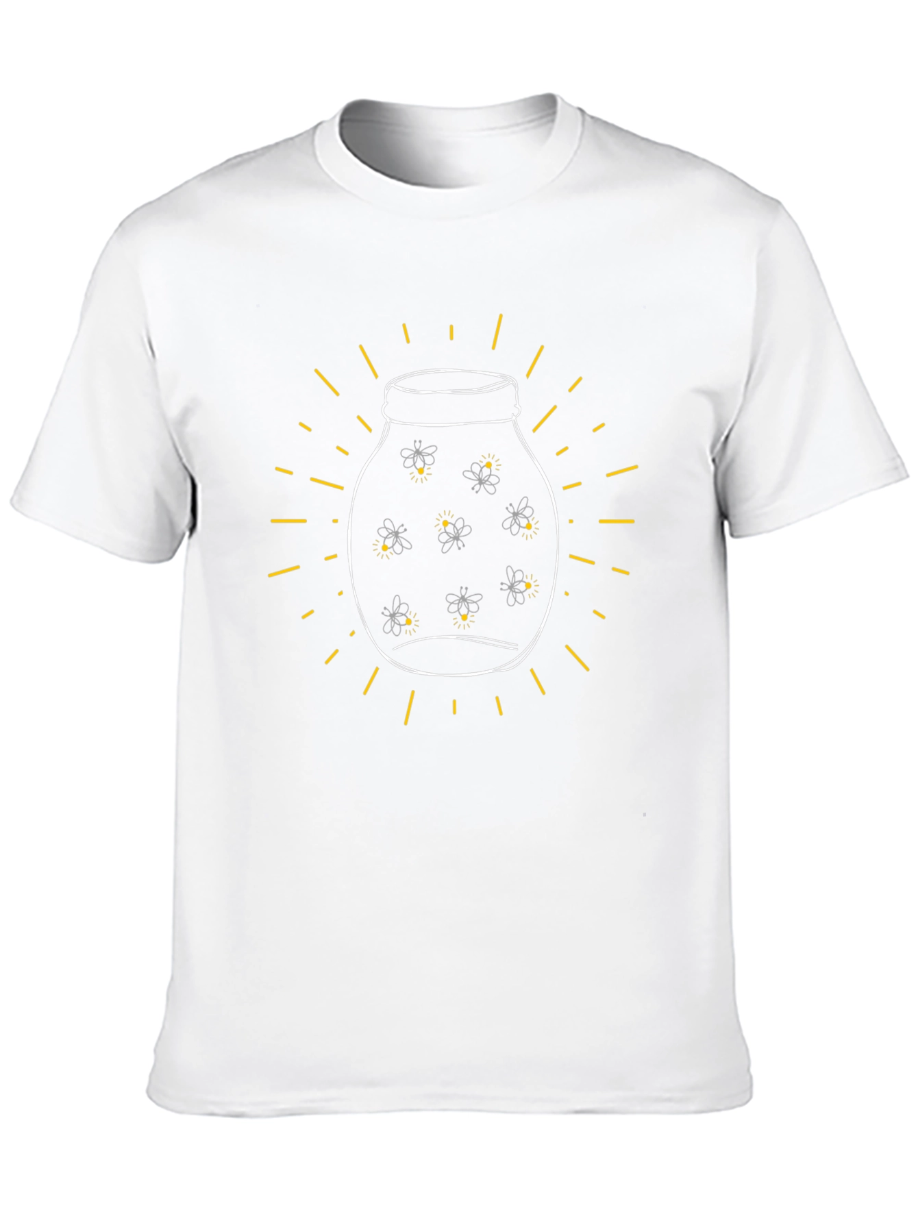 Fireflies in a Jar Black T-Shirt