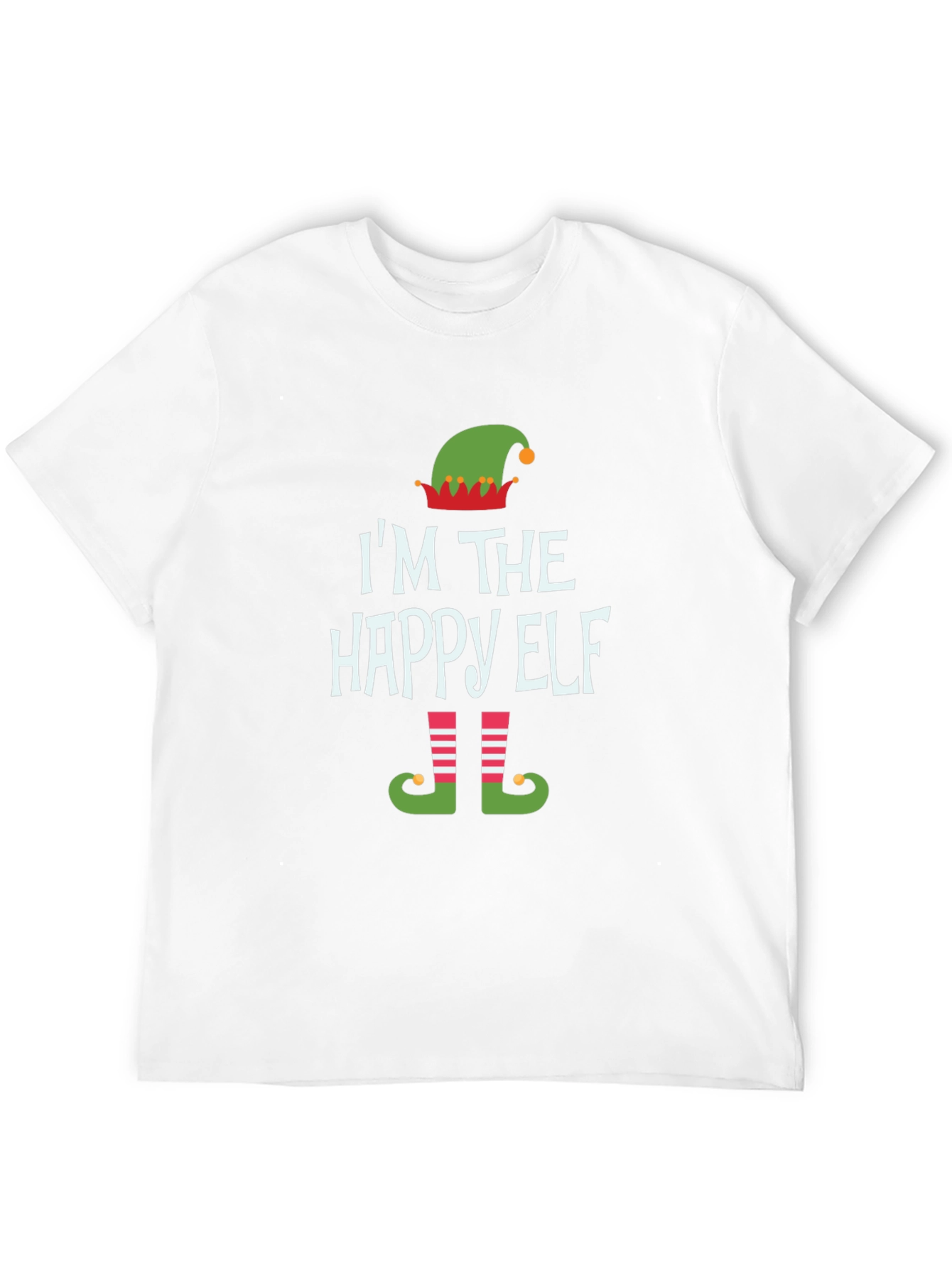 Im The Happy Elf T-Shirt Christmas Holiday Tee