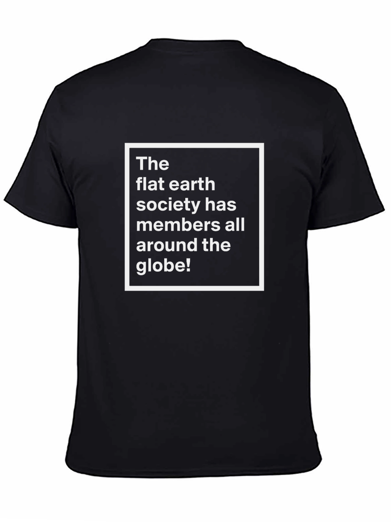 Flat Earth Society T-Shirt Funny Conspiracy Theory Tee