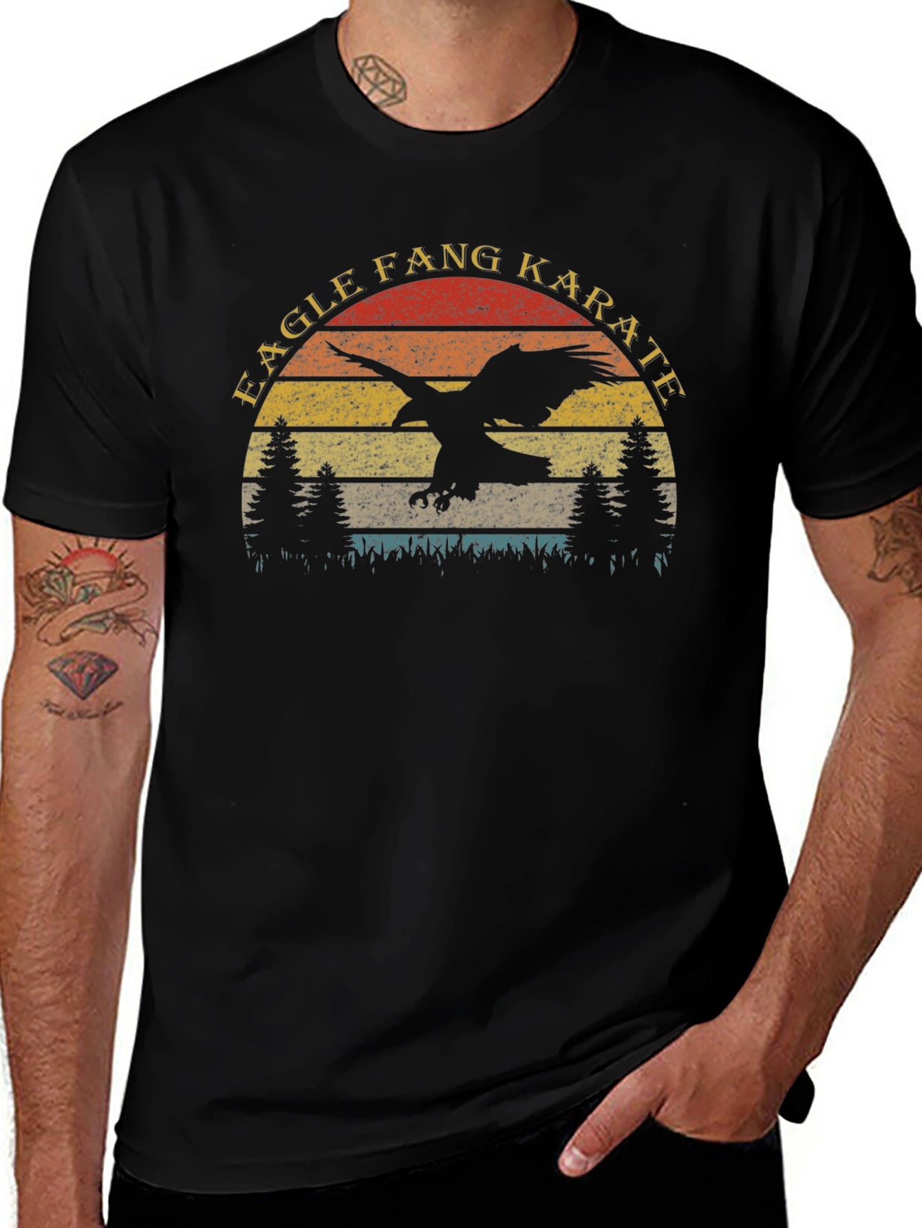 Eagle Fang Karate Retro T-Shirt