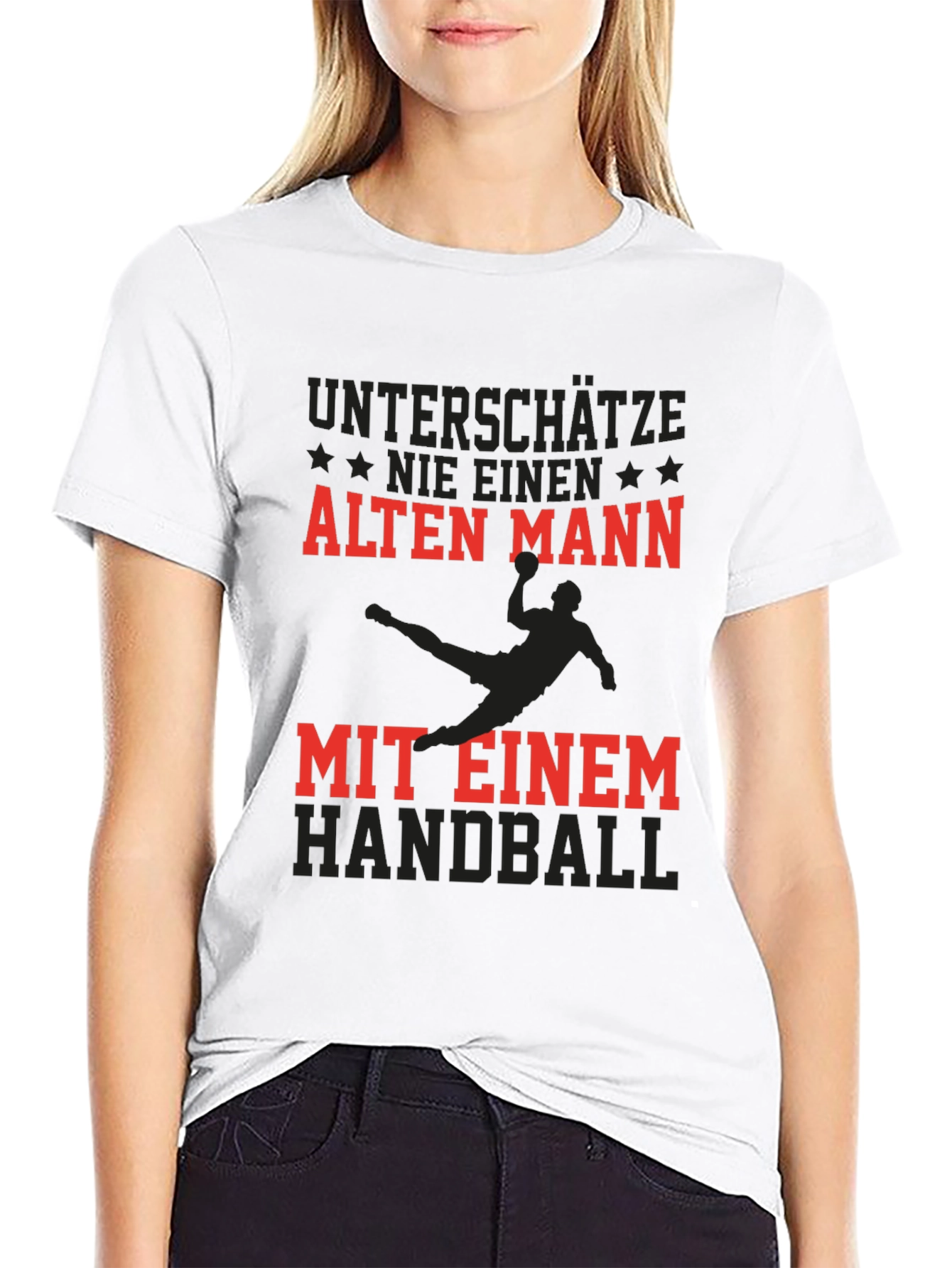 Handball Old Man Graphic Tee