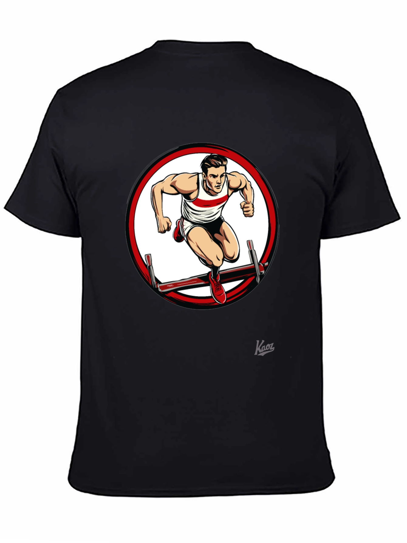 Athletic Hurdler Graphic T-Shirt