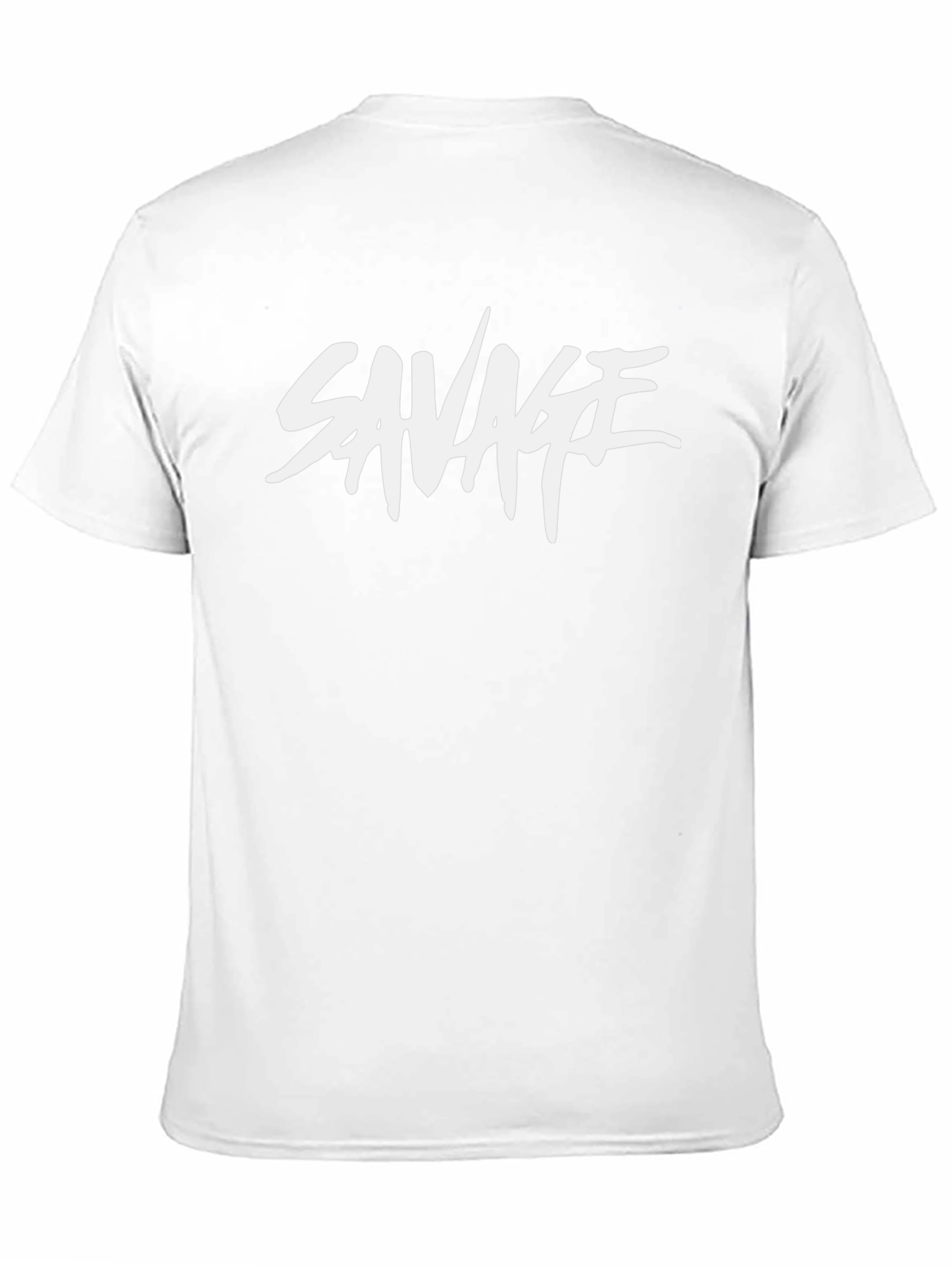 Savage Graphic Print Black T-Shirt for Men