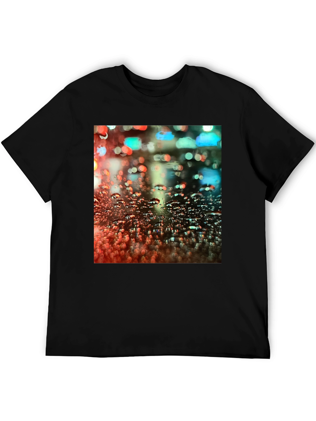 Rainy Night Lights Graphic Tee