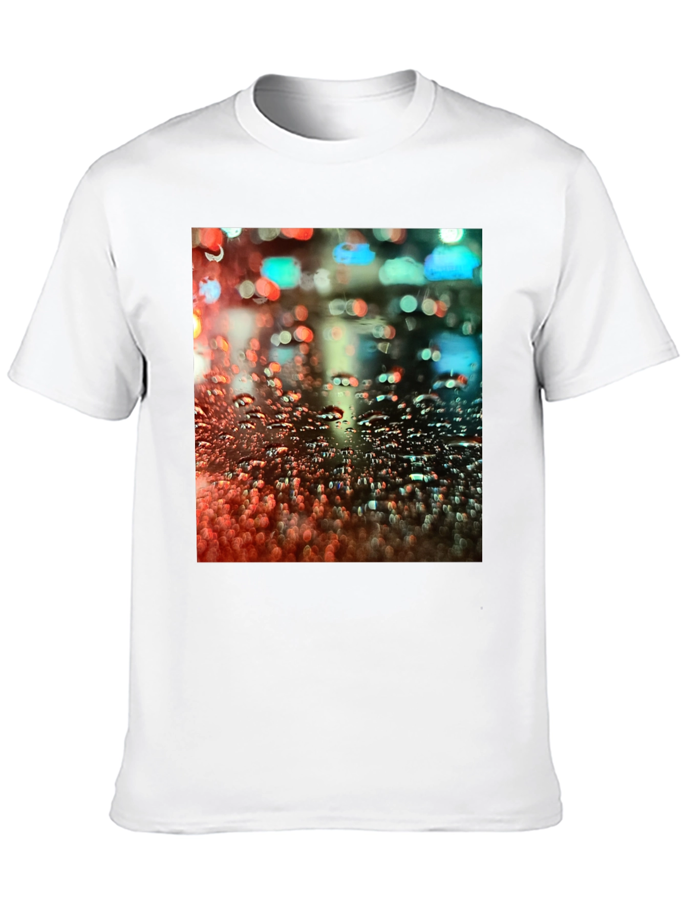 Rainy Night Lights Graphic Tee