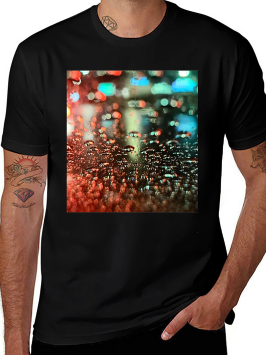 Rainy Night Lights Graphic Tee