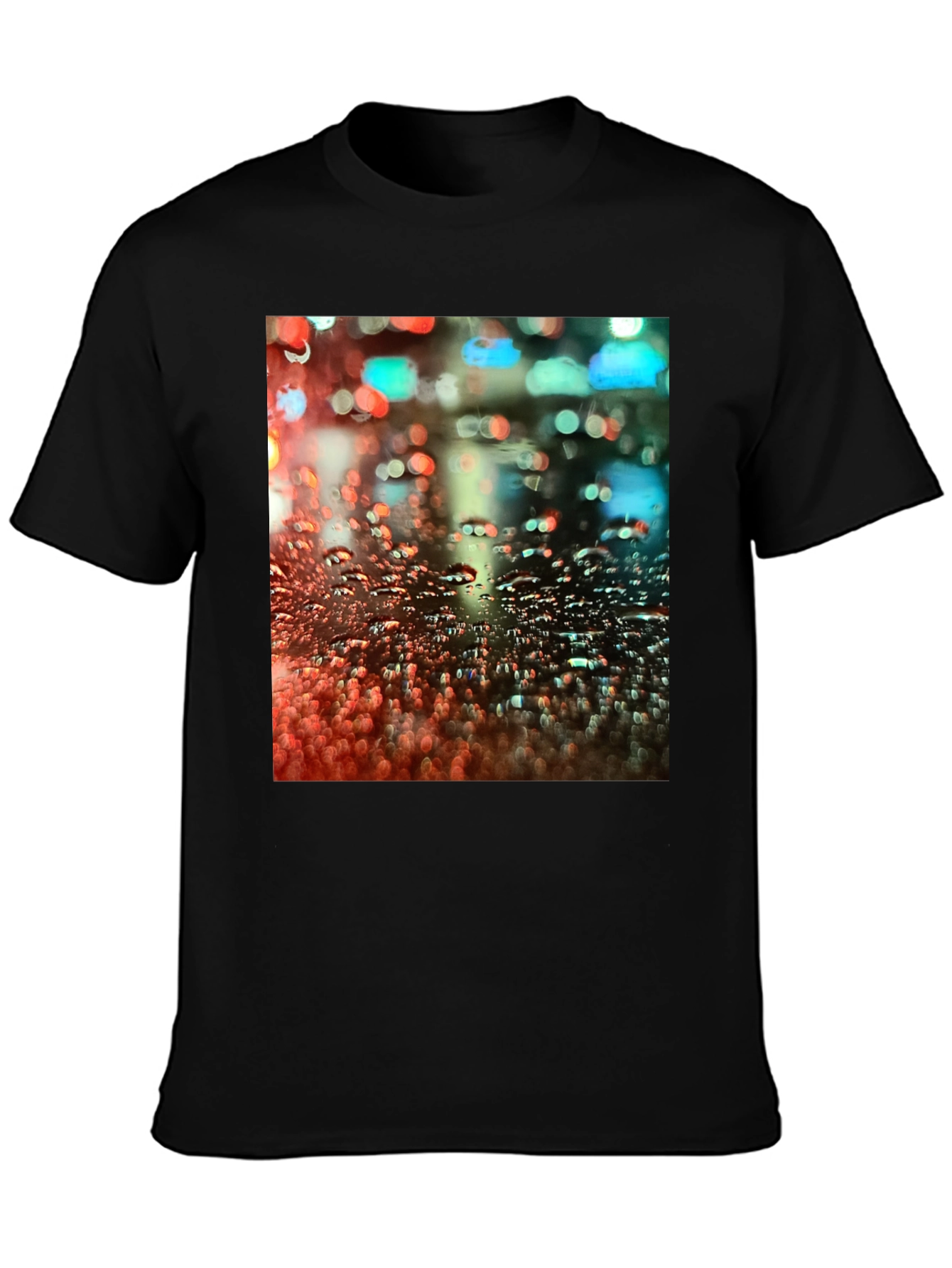 Rainy Night Lights Graphic Tee