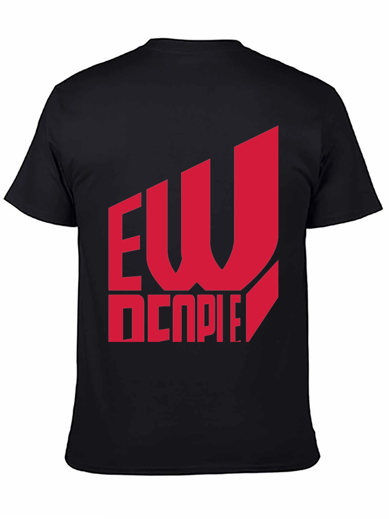 EW Decpie Black Graphic T-Shirt