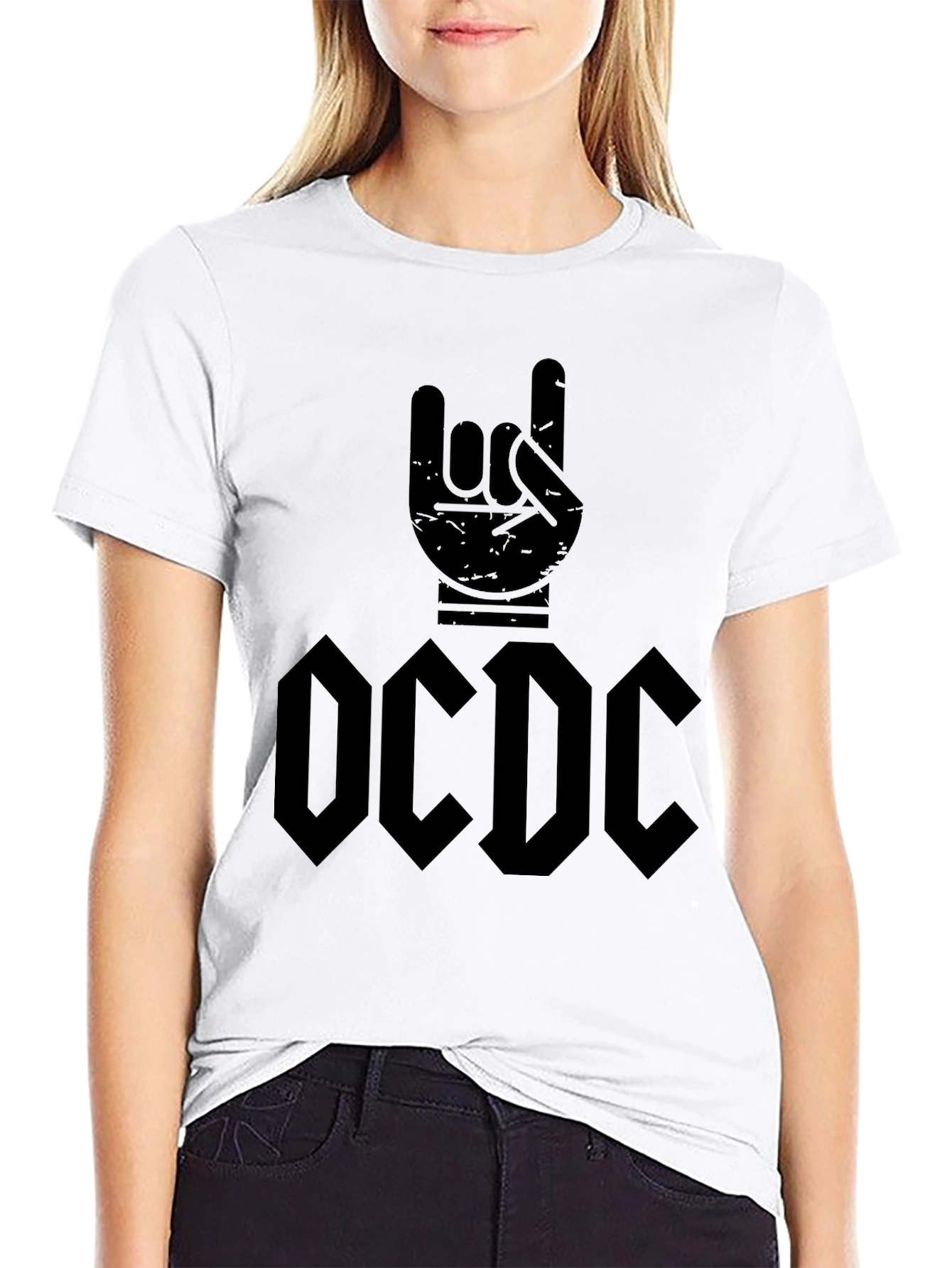 Rock On! OCDC Black Graphic T-Shirt