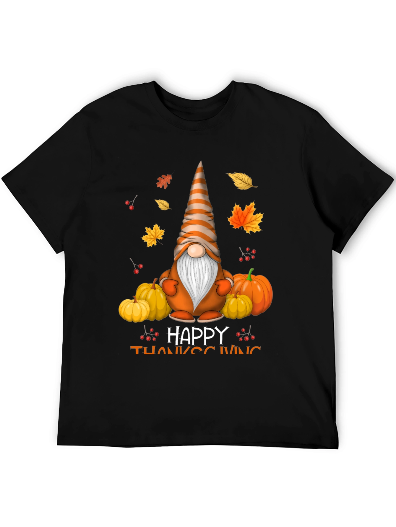 Thanksgiving Gnome T-Shirt - Autumn Holiday Tee