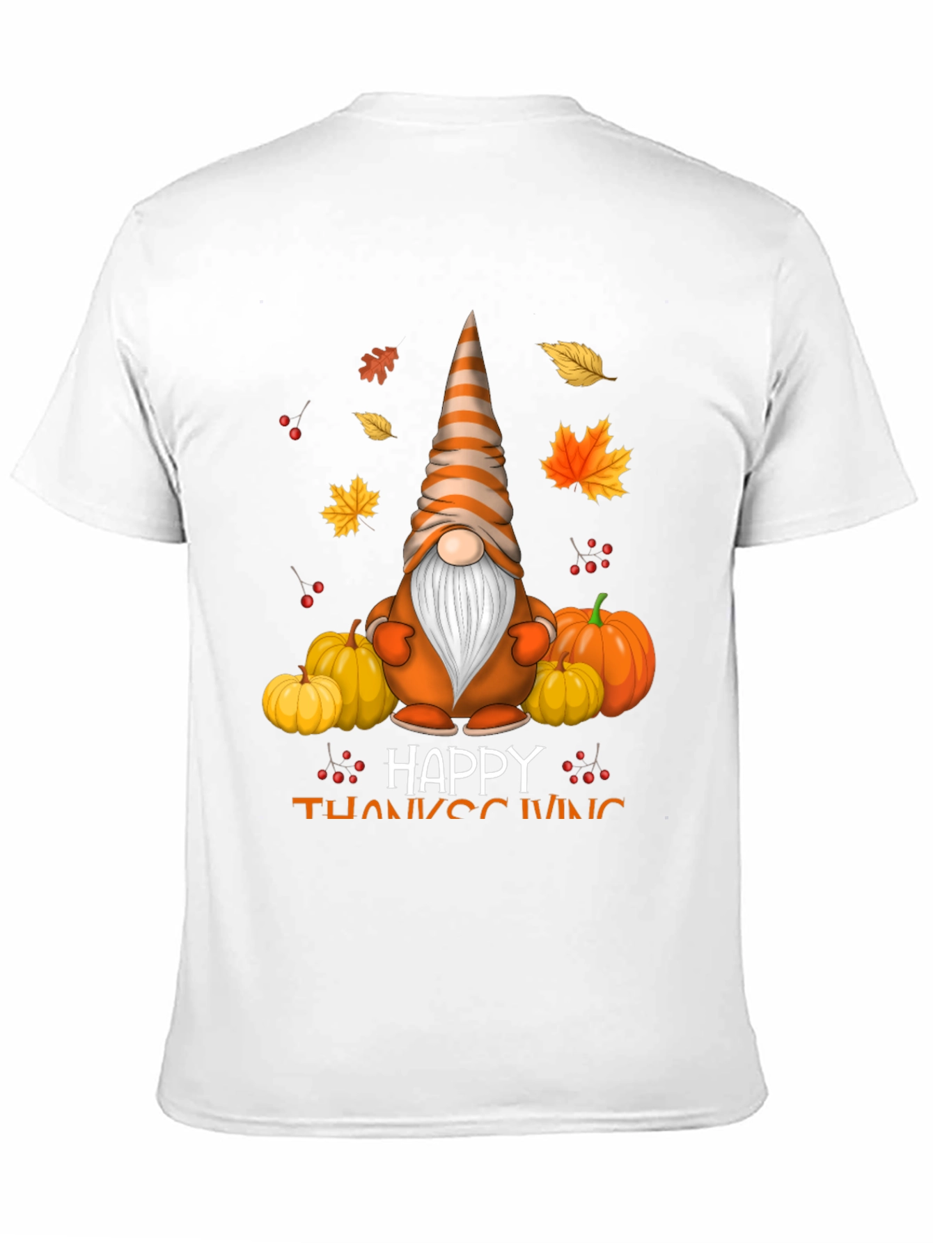 Thanksgiving Gnome T-Shirt - Autumn Holiday Tee