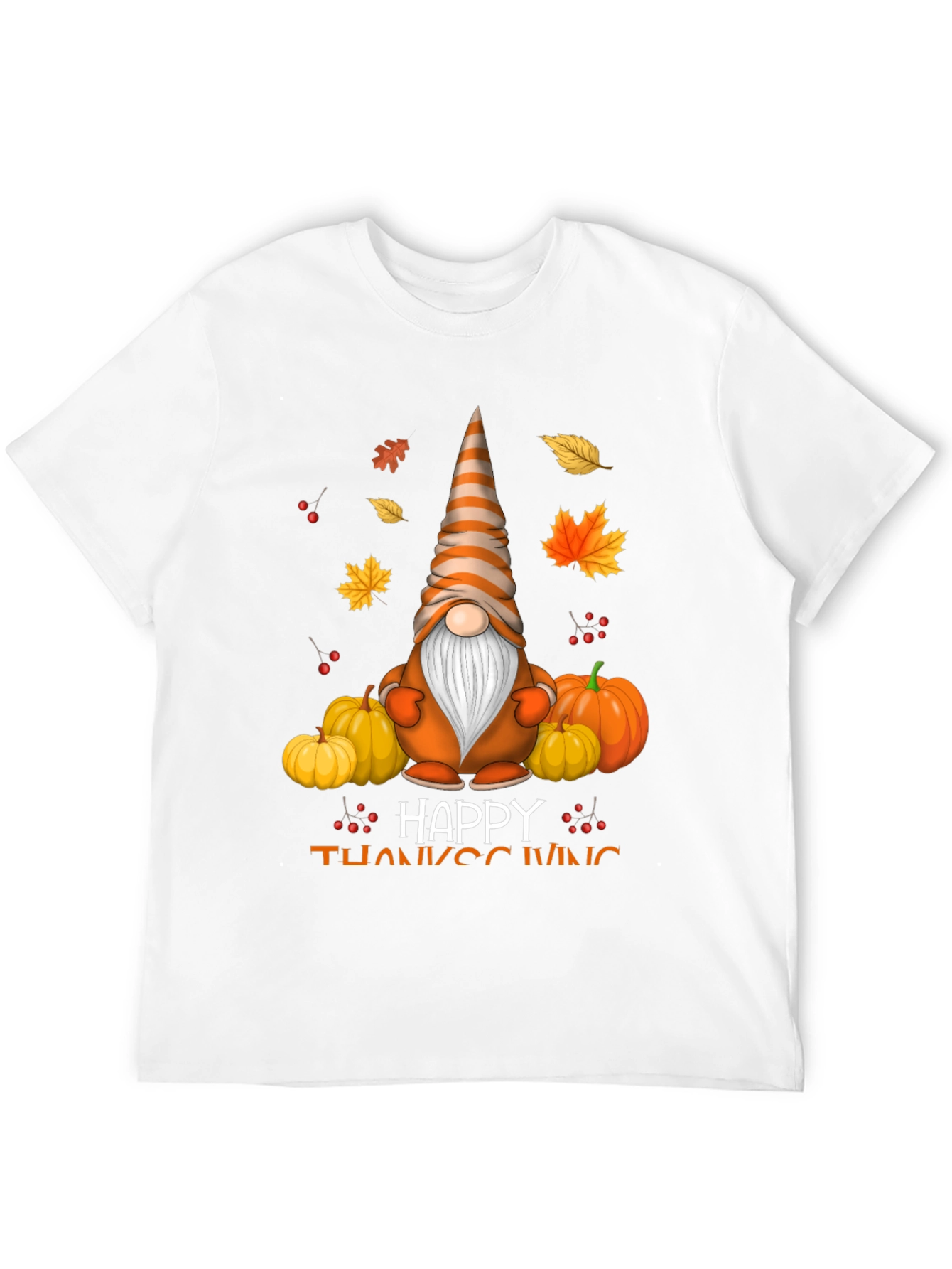 Thanksgiving Gnome T-Shirt - Autumn Holiday Tee