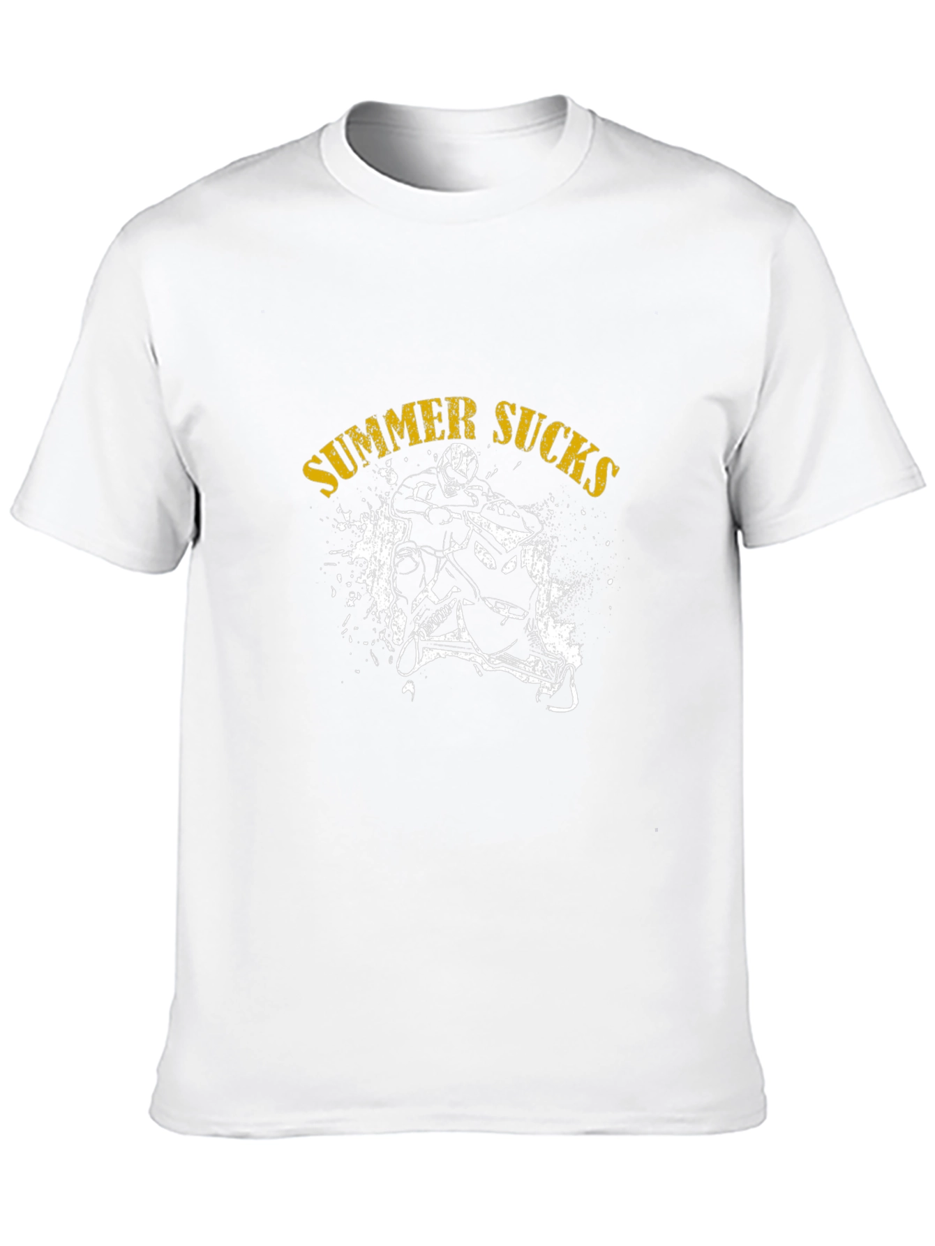 Summer Sucks Snowmobile T-Shirt