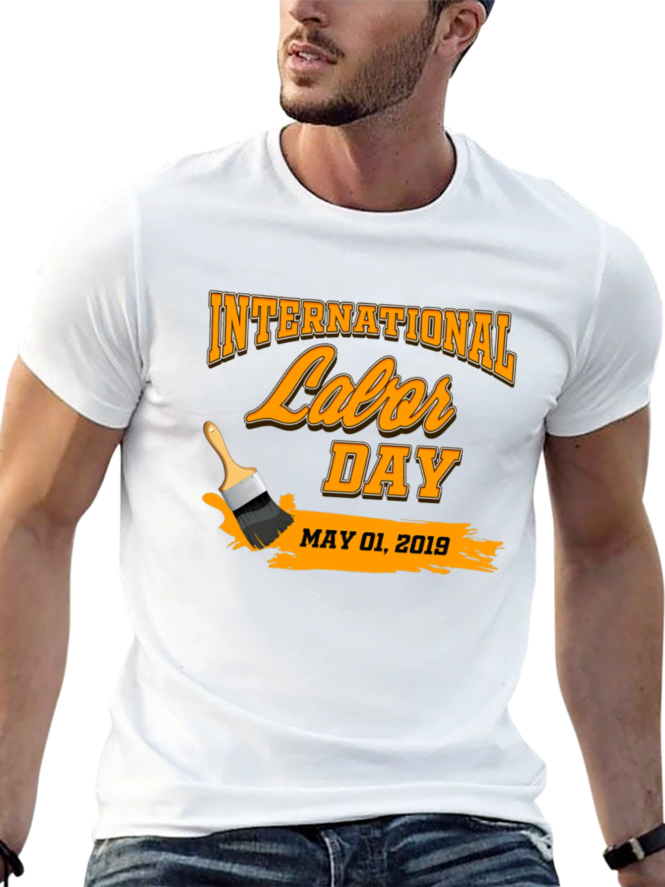 International Labor Day Black T-Shirt