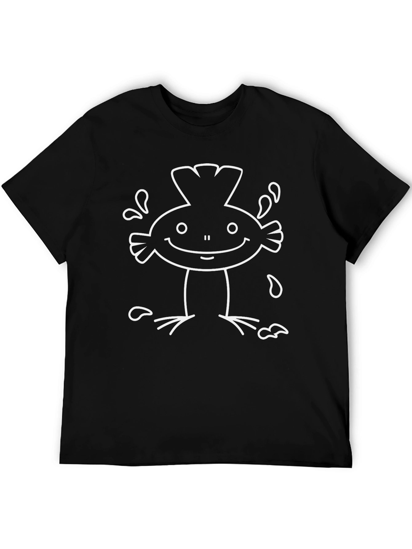Funny Cartoon Character Graphic Tee