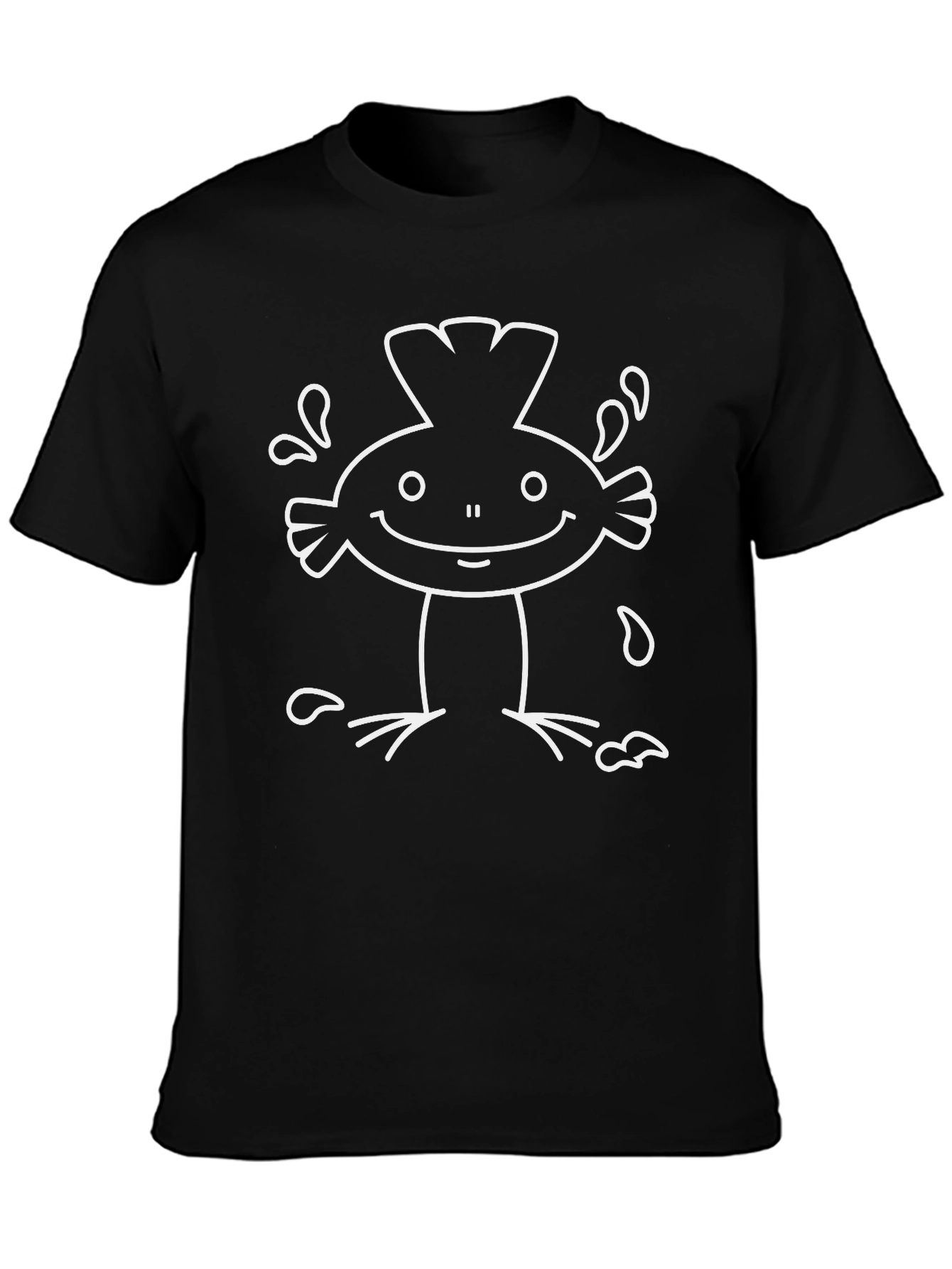 Funny Cartoon Character Graphic Tee