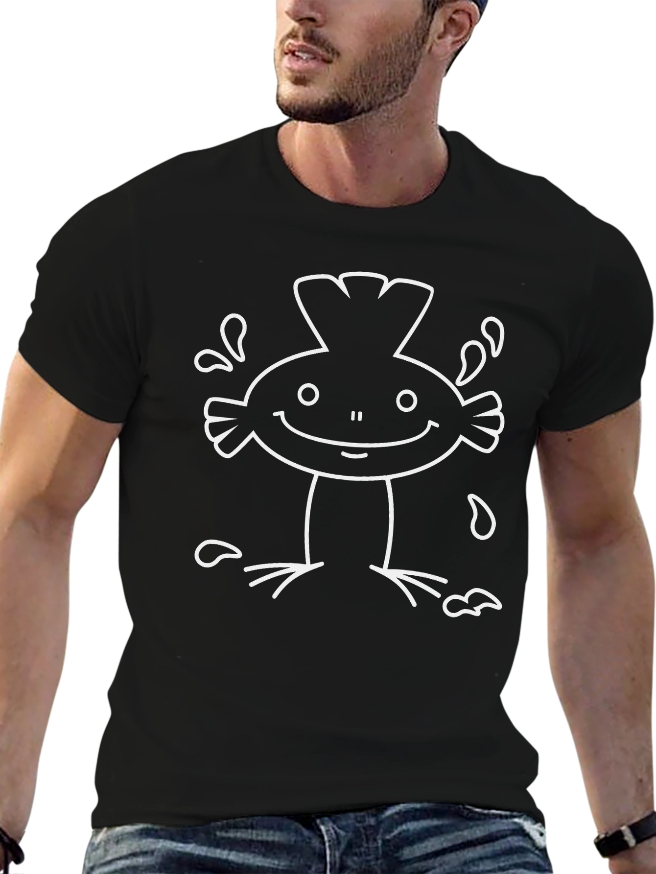 Funny Cartoon Character Graphic Tee