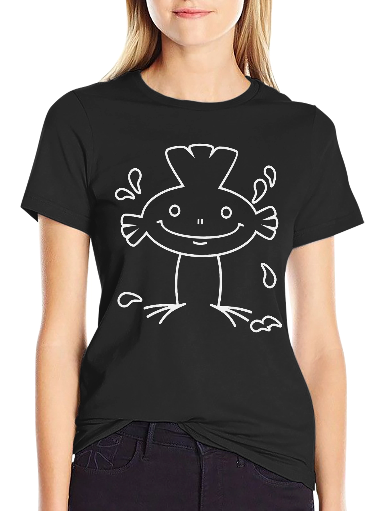 Funny Cartoon Character Graphic Tee