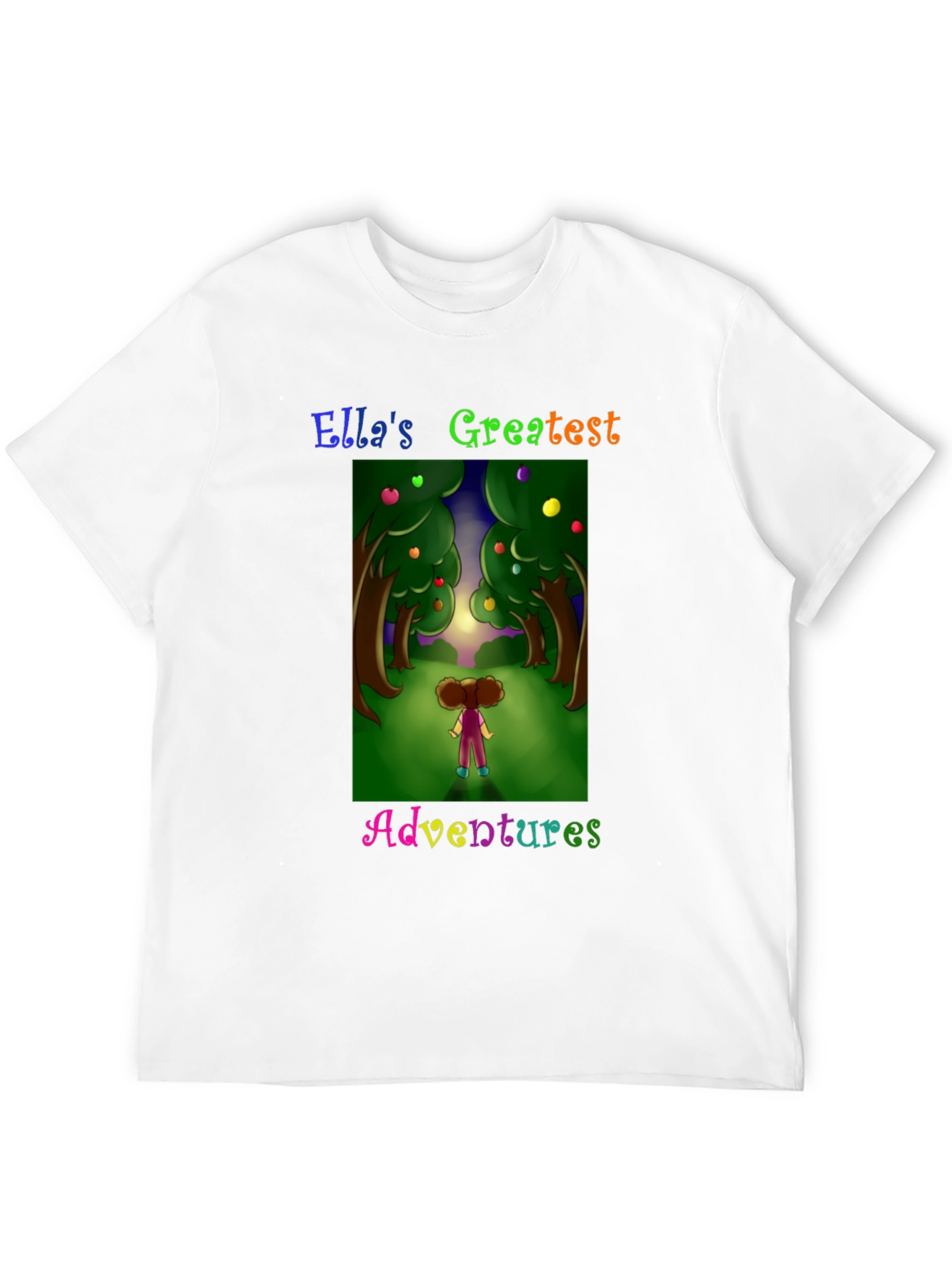 Ellas Adventures Graphic Tee -  Black Cotton T-Shirt