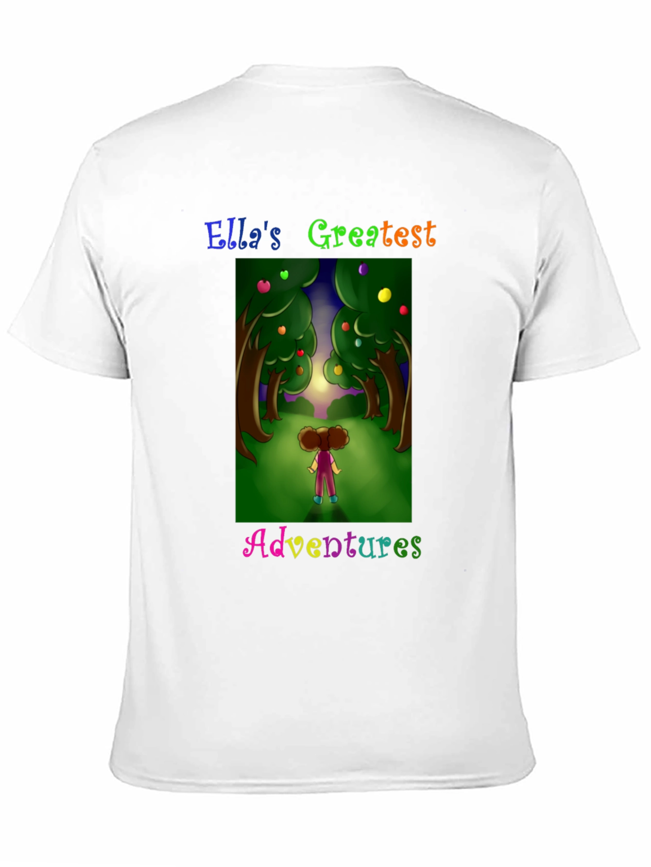 Ellas Adventures Graphic Tee -  Black Cotton T-Shirt