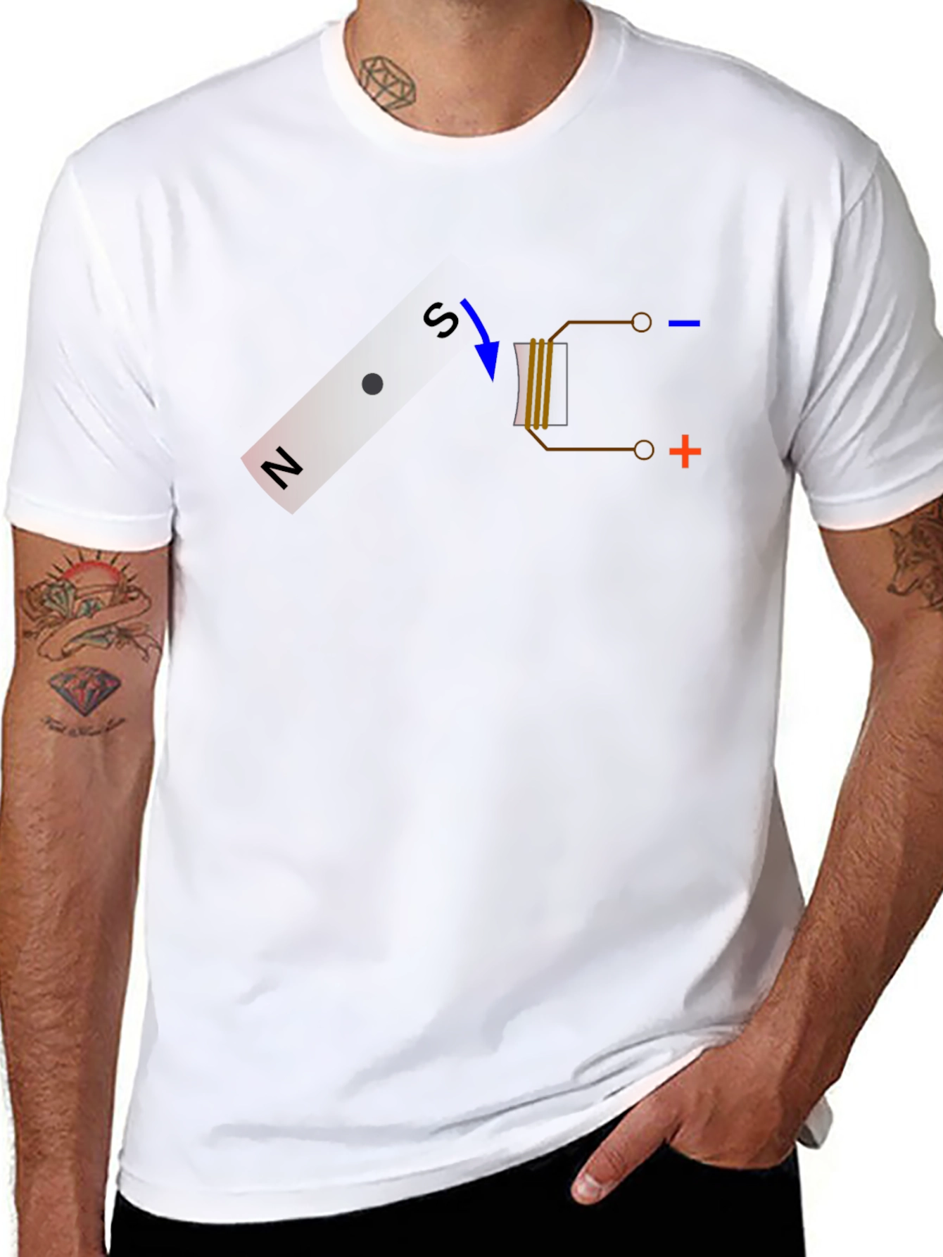 Physics Electromagnet T-Shirt - Science Apparel