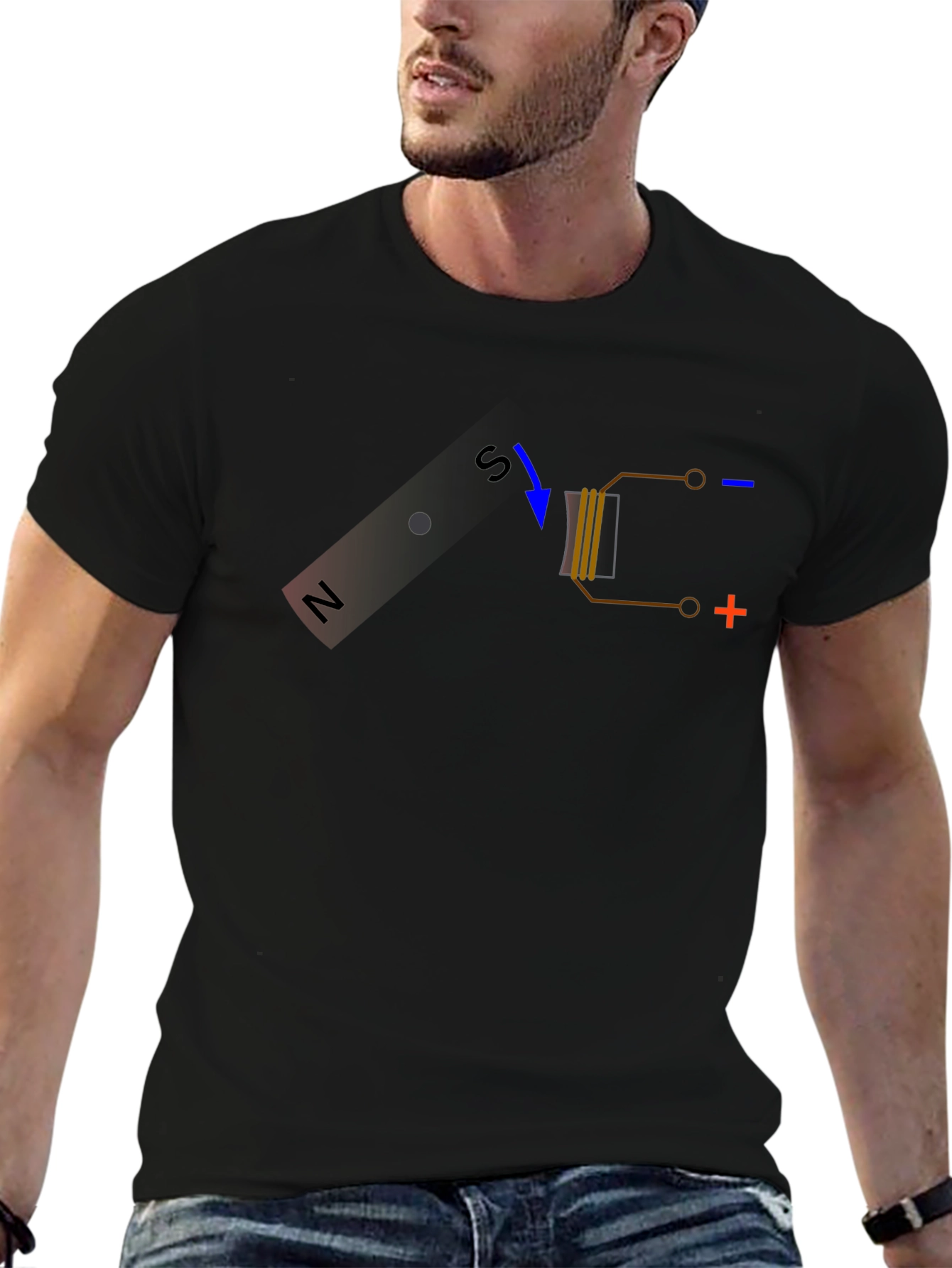 Physics Electromagnet T-Shirt - Science Apparel