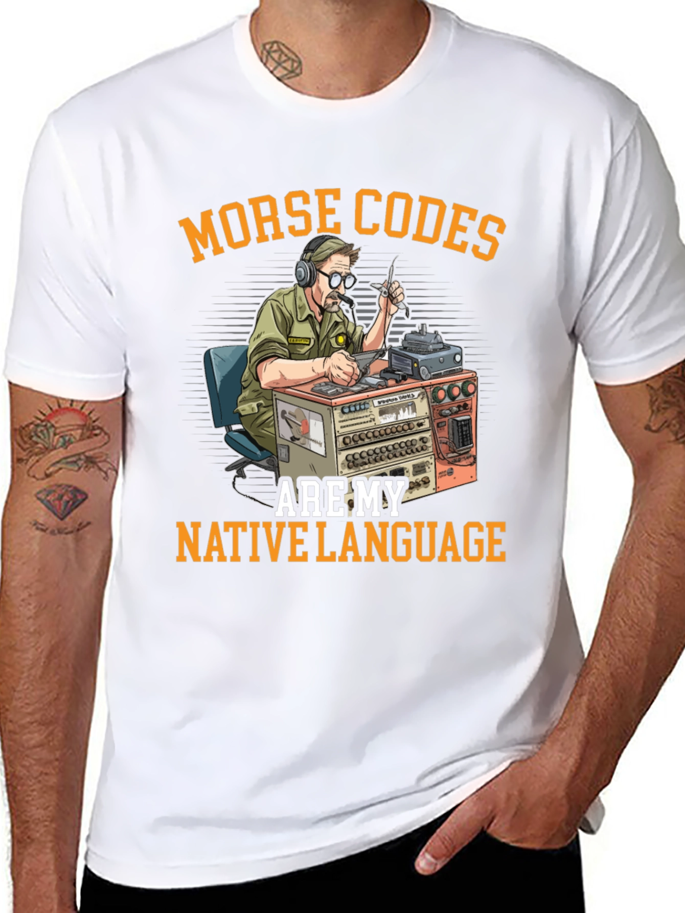 Morse Code Native Language T-Shirt