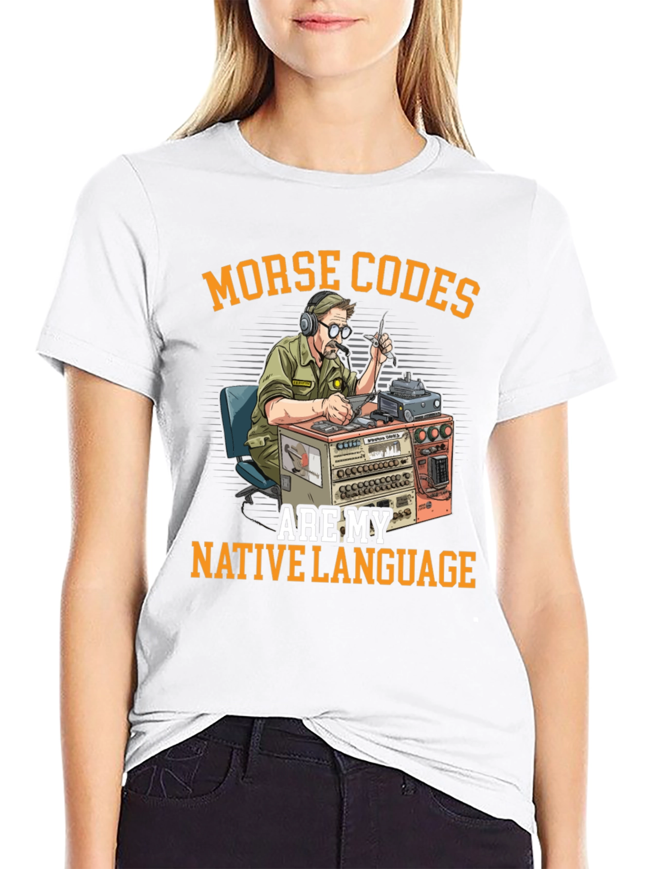 Morse Code Native Language T-Shirt