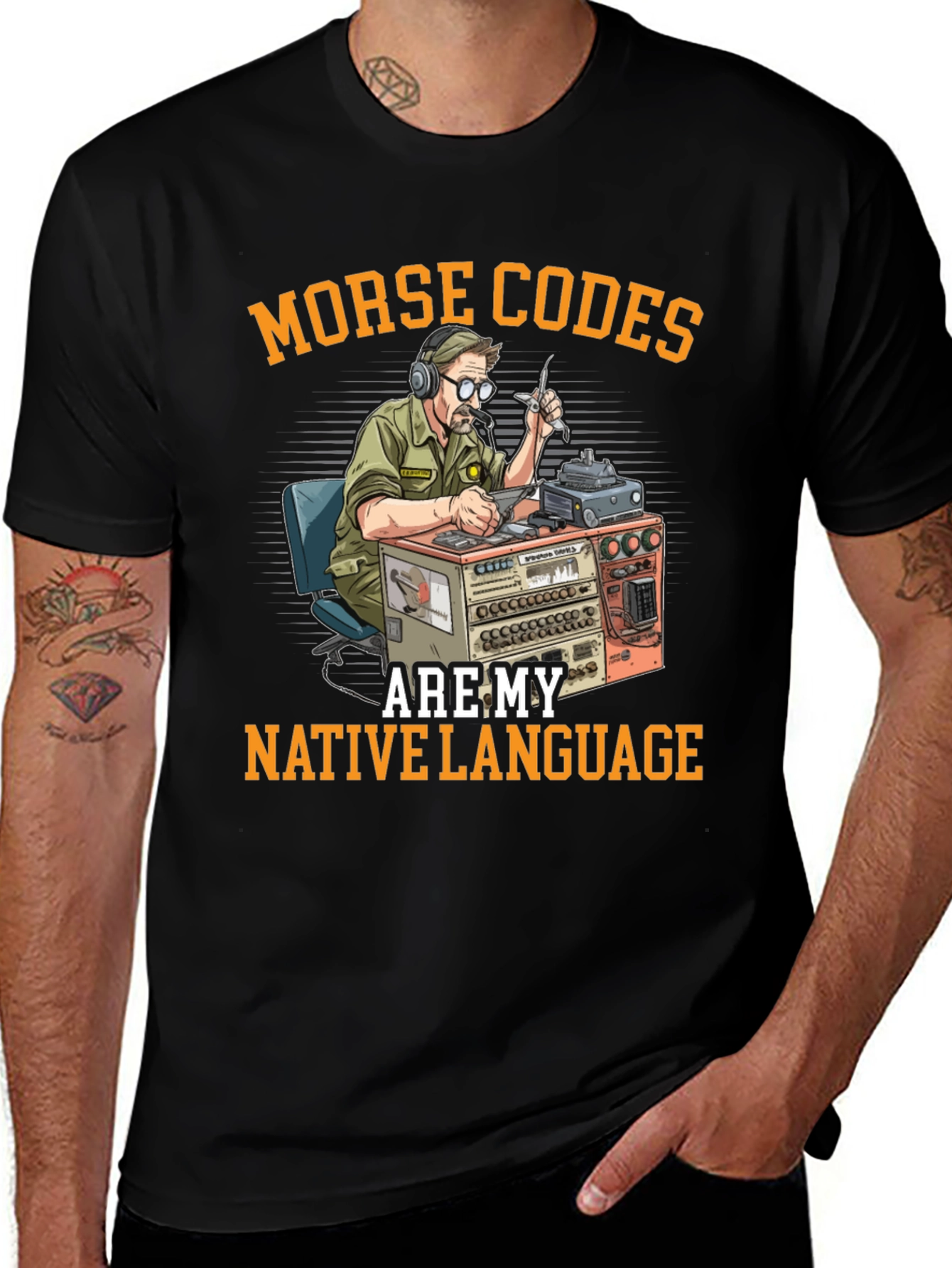 Morse Code Native Language T-Shirt