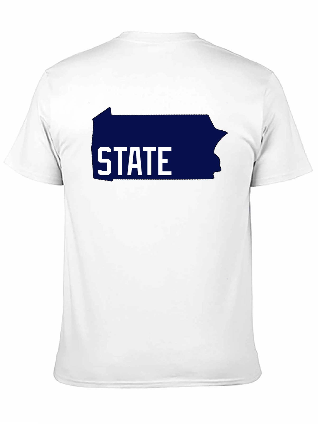 Pennsylvania State Graphic Tee - Black Cotton T-Shirt