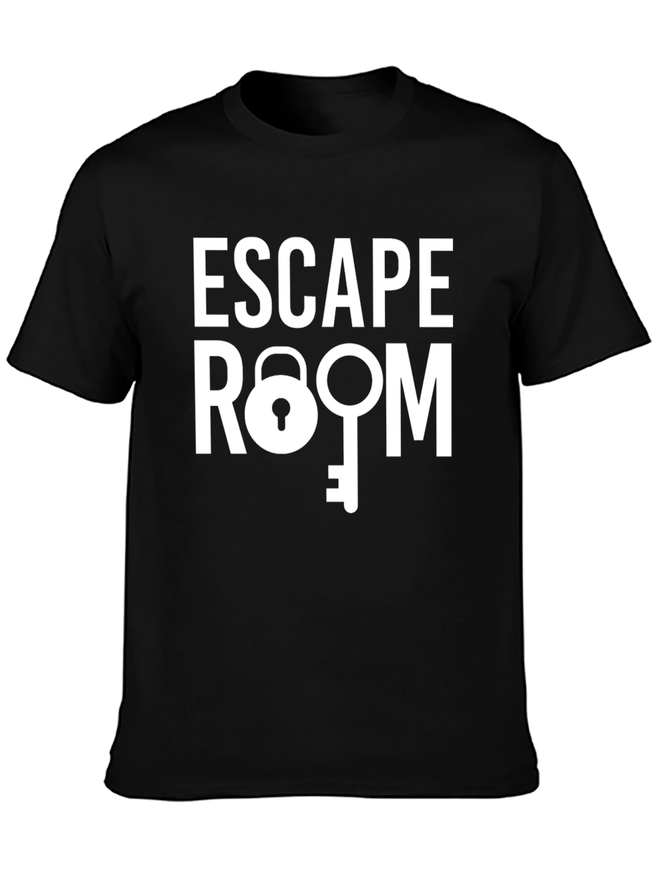 Escape Room Graphic Tee - Lock and Key Design