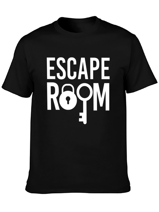 Escape Room Graphic Tee - Lock and Key Design