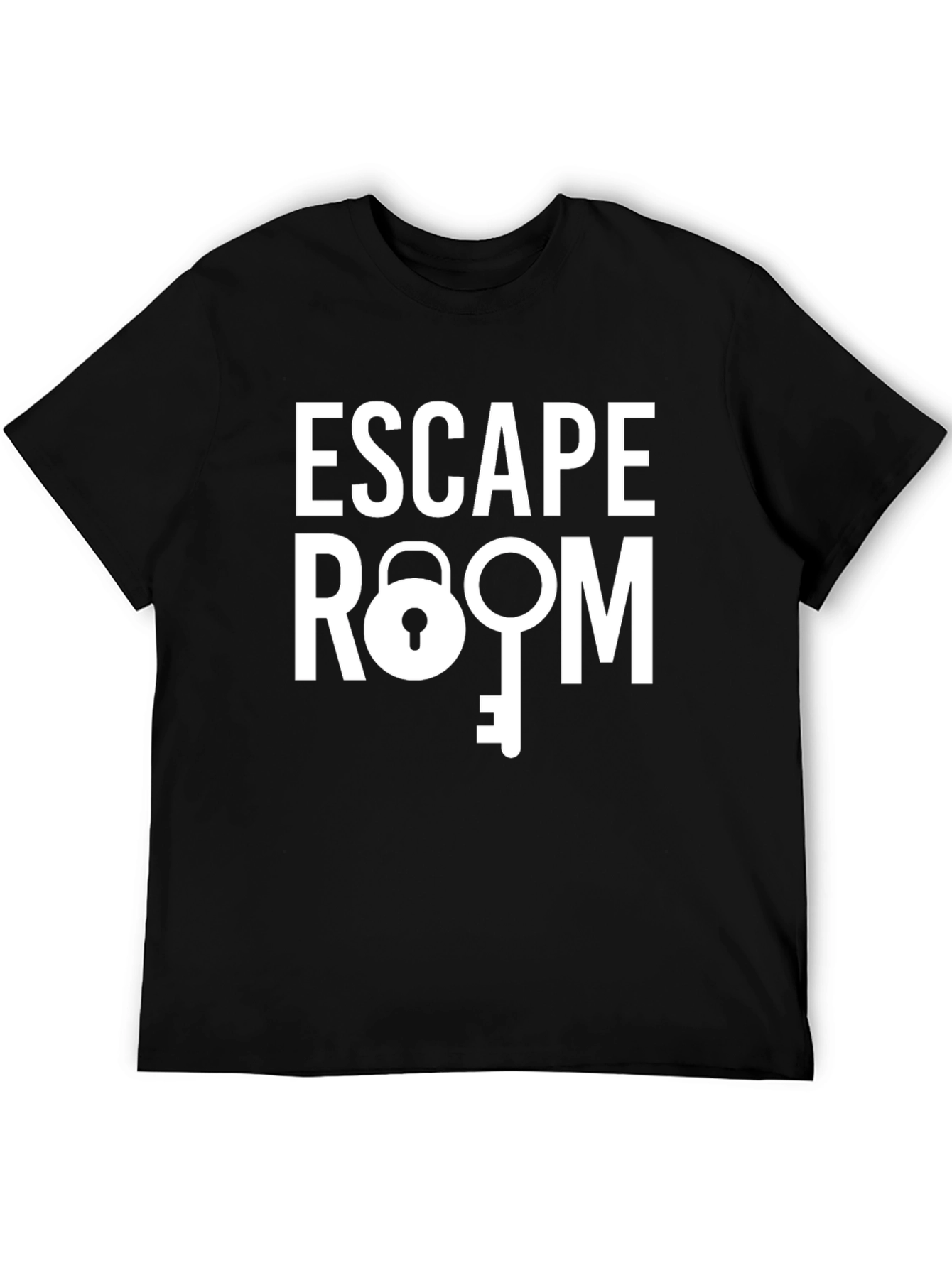 Escape Room Graphic Tee - Lock and Key Design