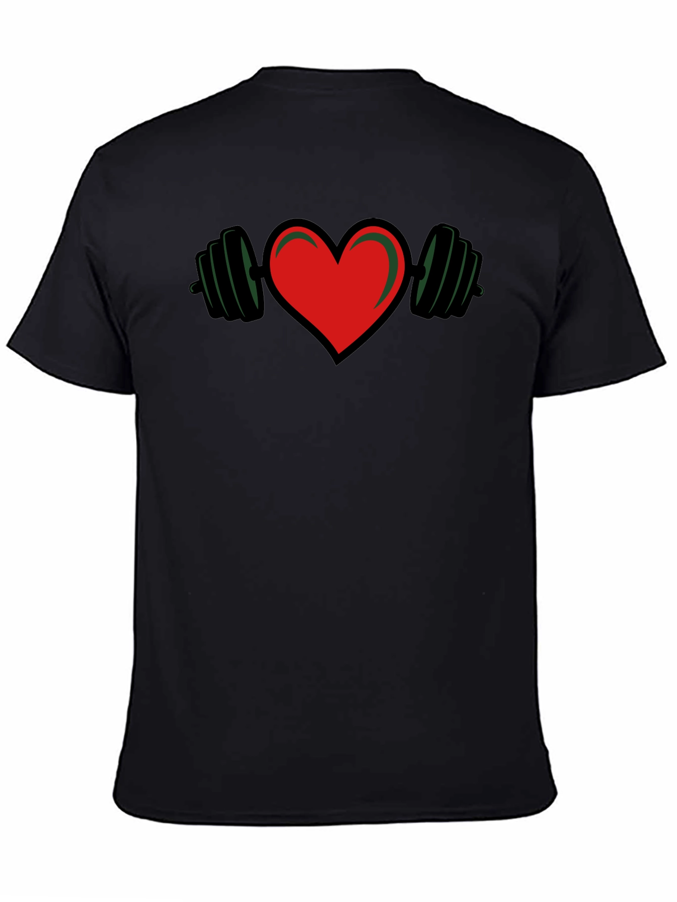 Weightlifting Heart T-Shirt - Fitness Love Tee
