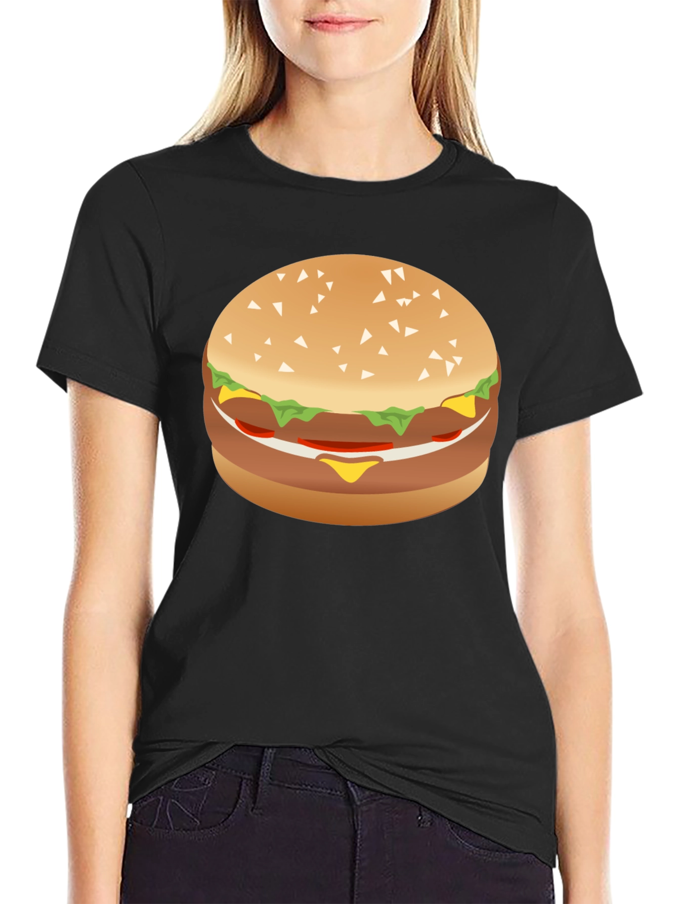 Burger Graphic Tee - Foodie T-Shirt