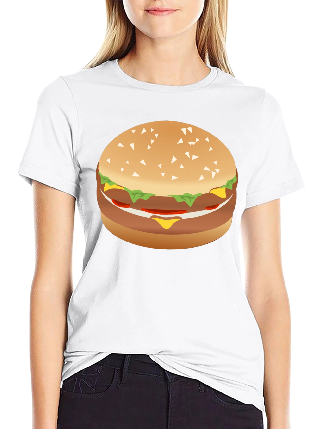 Burger Graphic Tee - Foodie T-Shirt