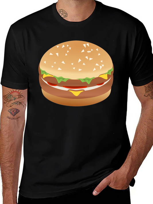 Burger Graphic Tee - Foodie T-Shirt