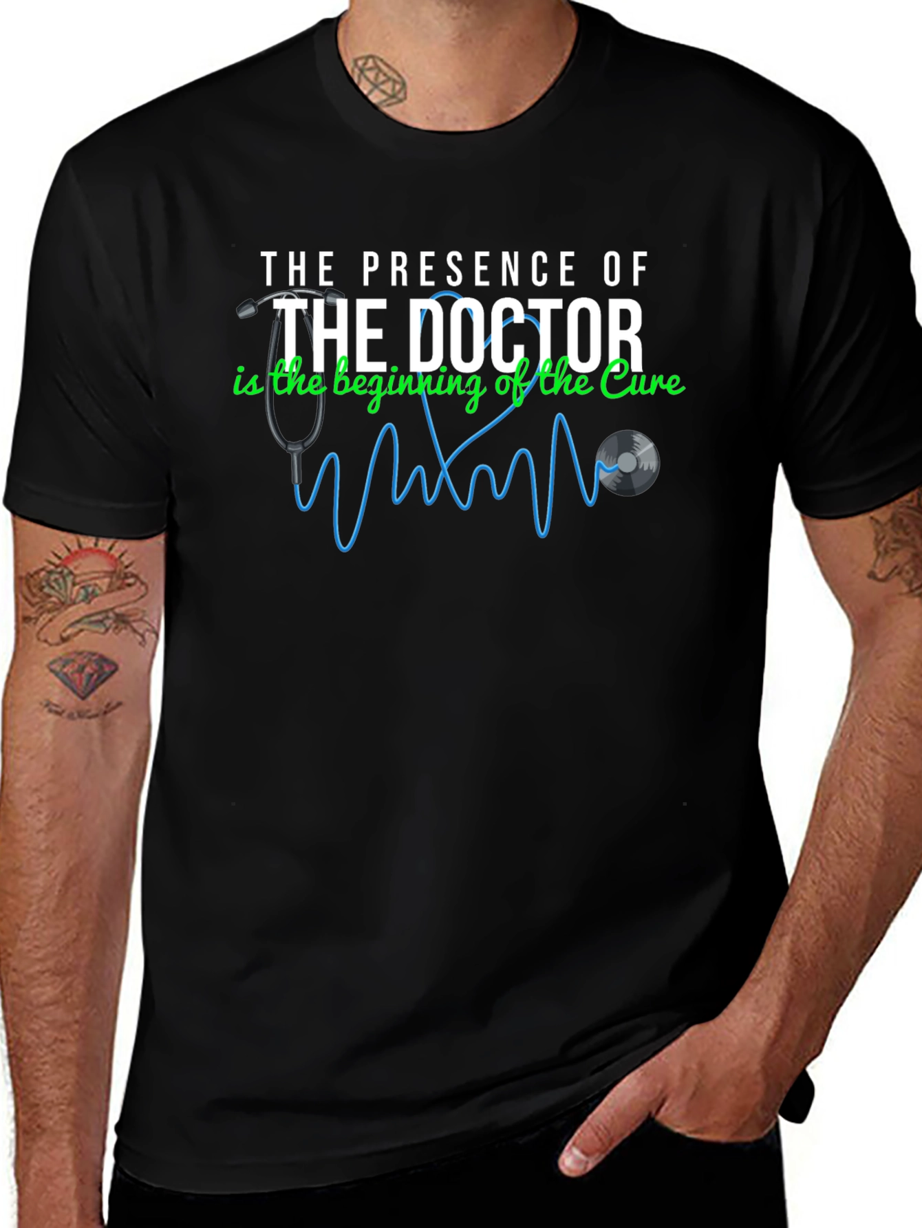 The Doctor Is The Cure Graphic T-Shirt