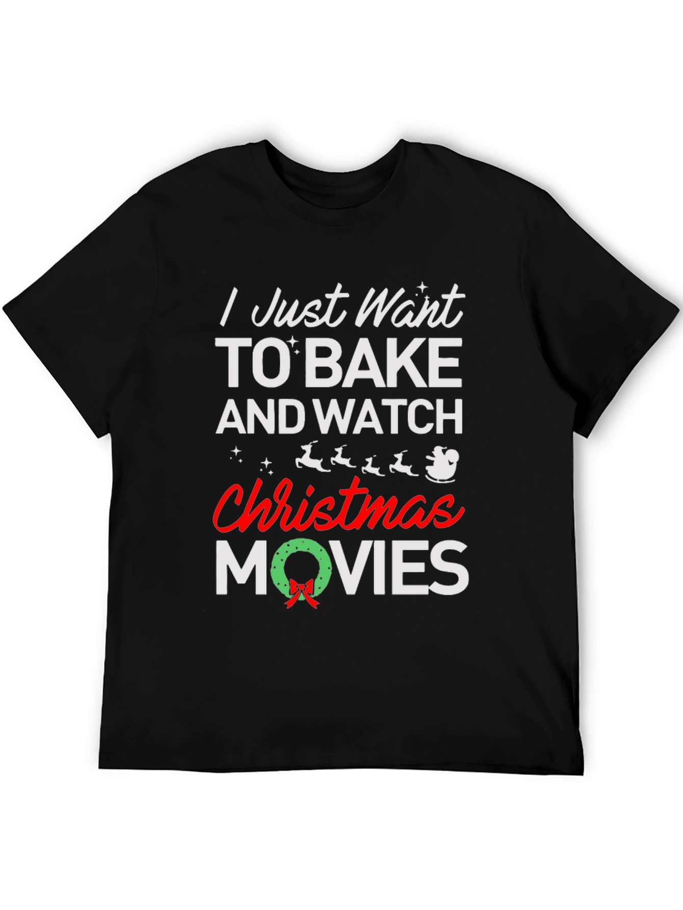 Bake and Watch Christmas Movies T-Shirt