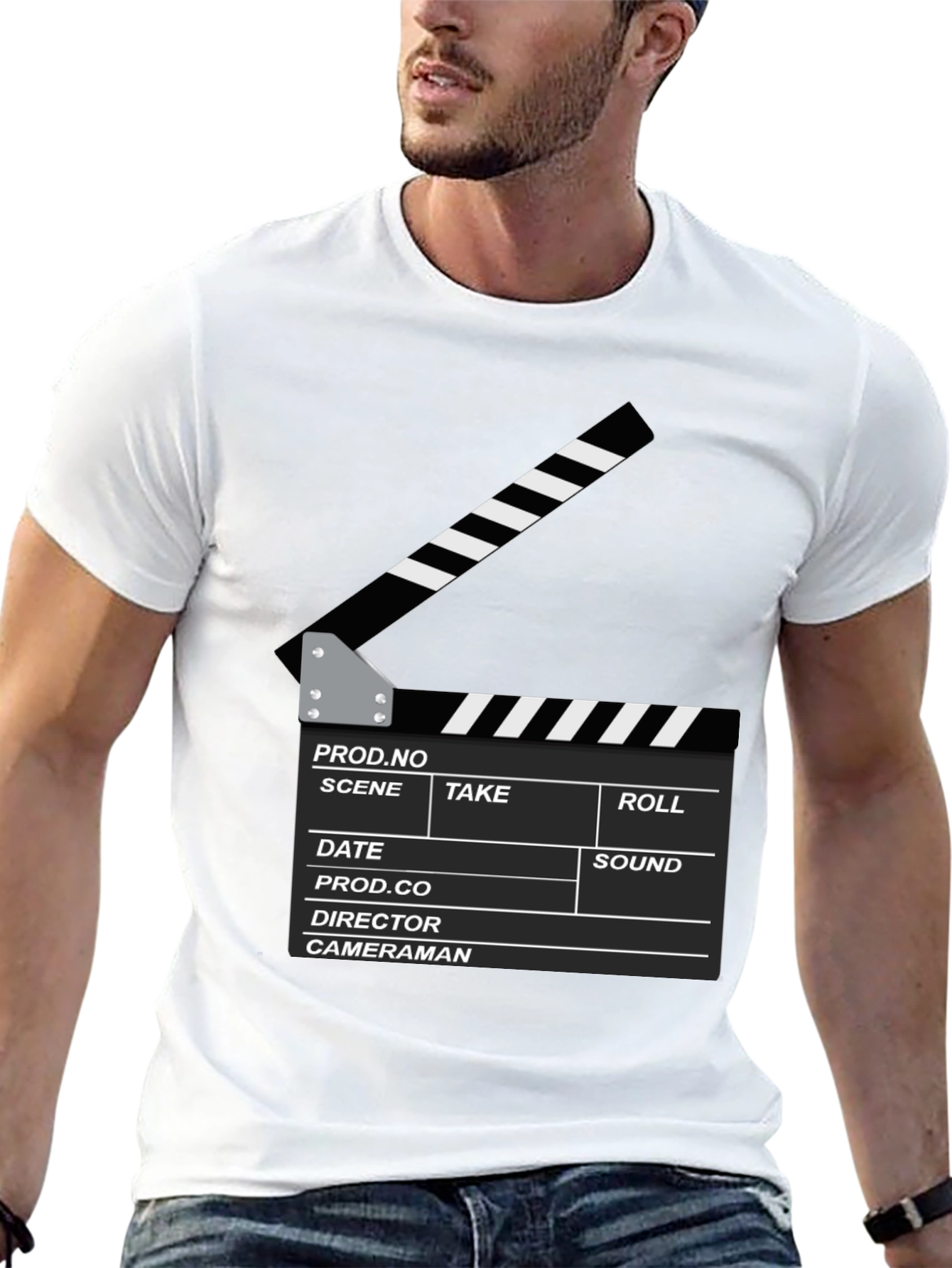 Film Slate Graphic T-Shirt - Movie Lover Tee