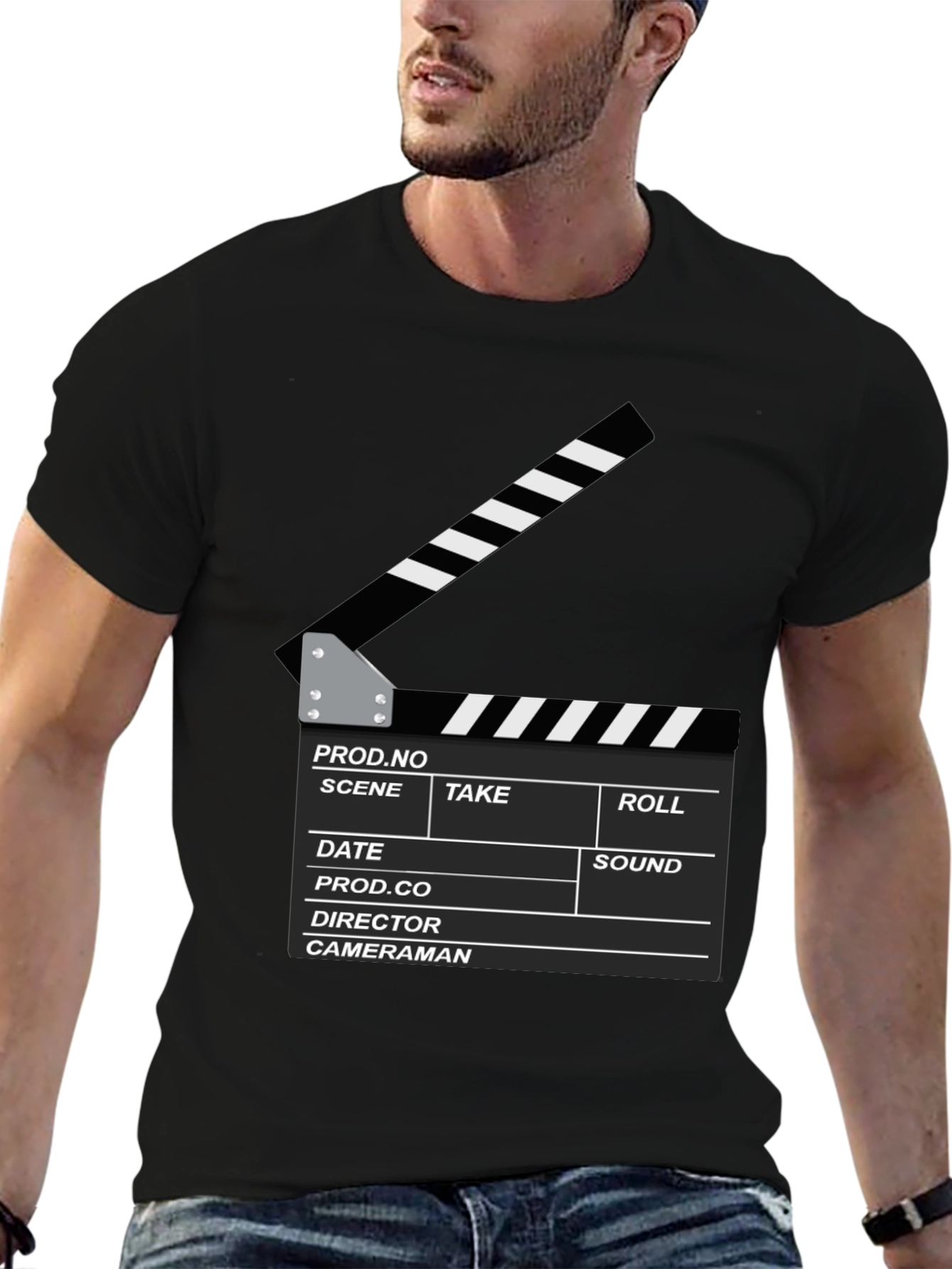 Film Slate Graphic T-Shirt - Movie Lover Tee