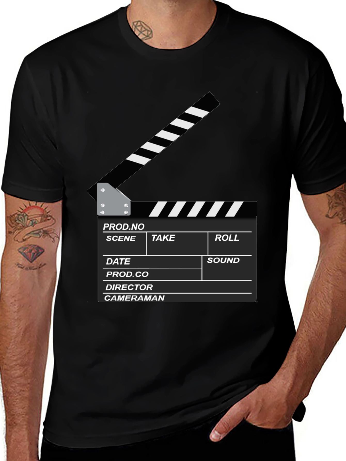 Film Slate Graphic T-Shirt - Movie Lover Tee