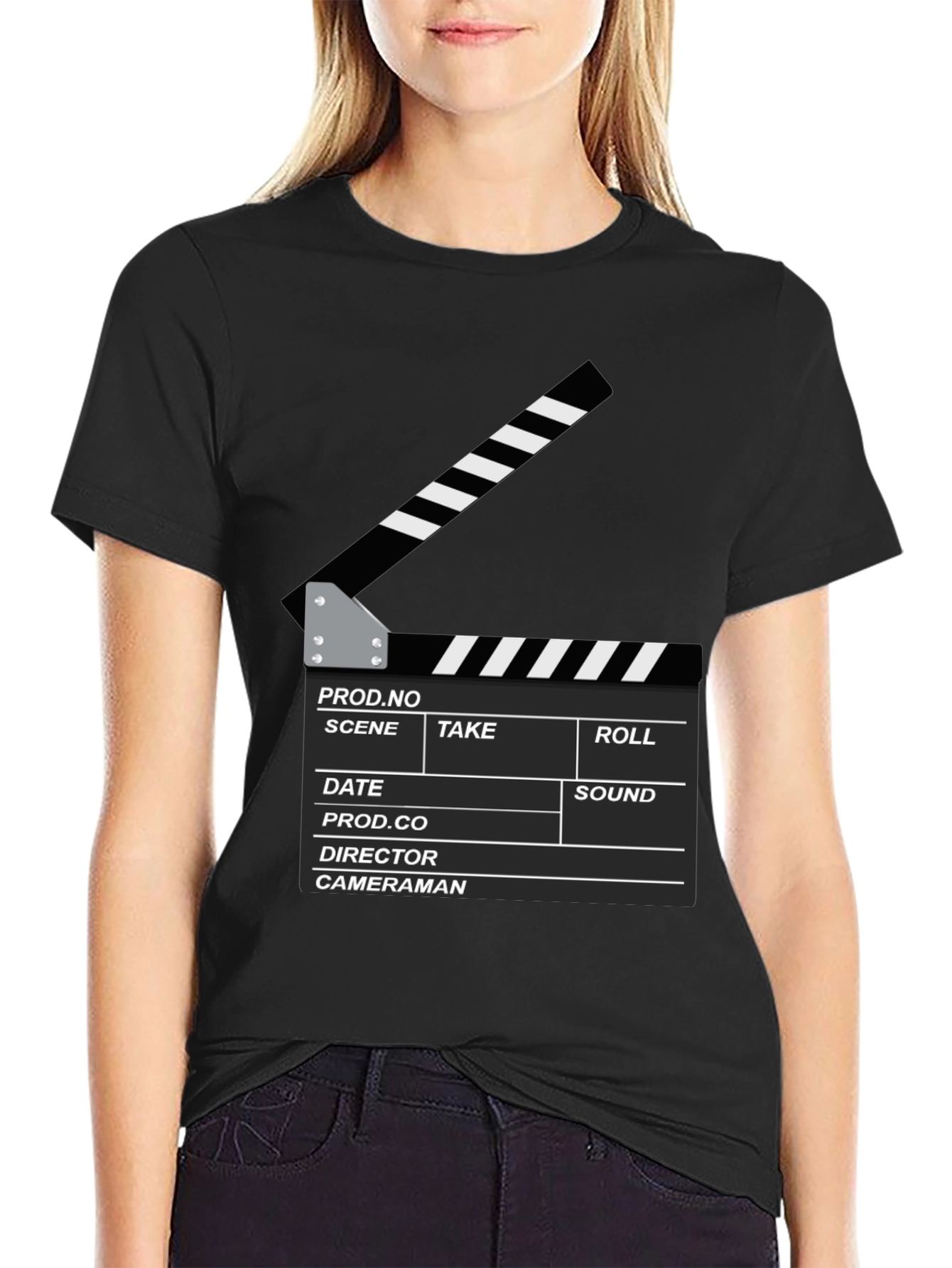 Film Slate Graphic T-Shirt - Movie Lover Tee